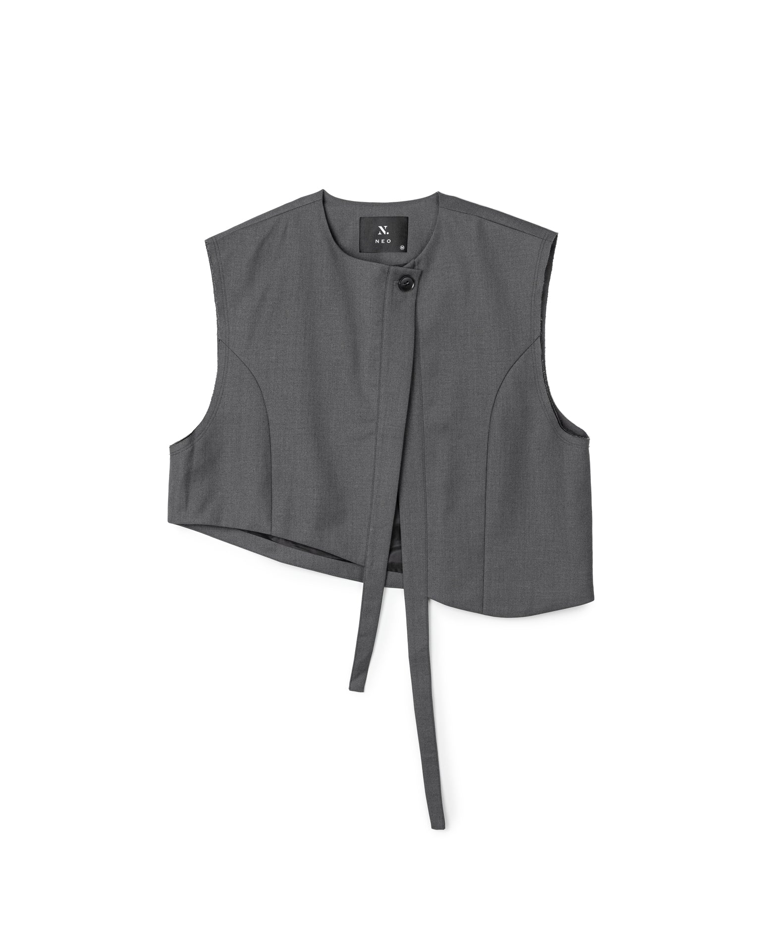 Asymmetric Crop Outerwear