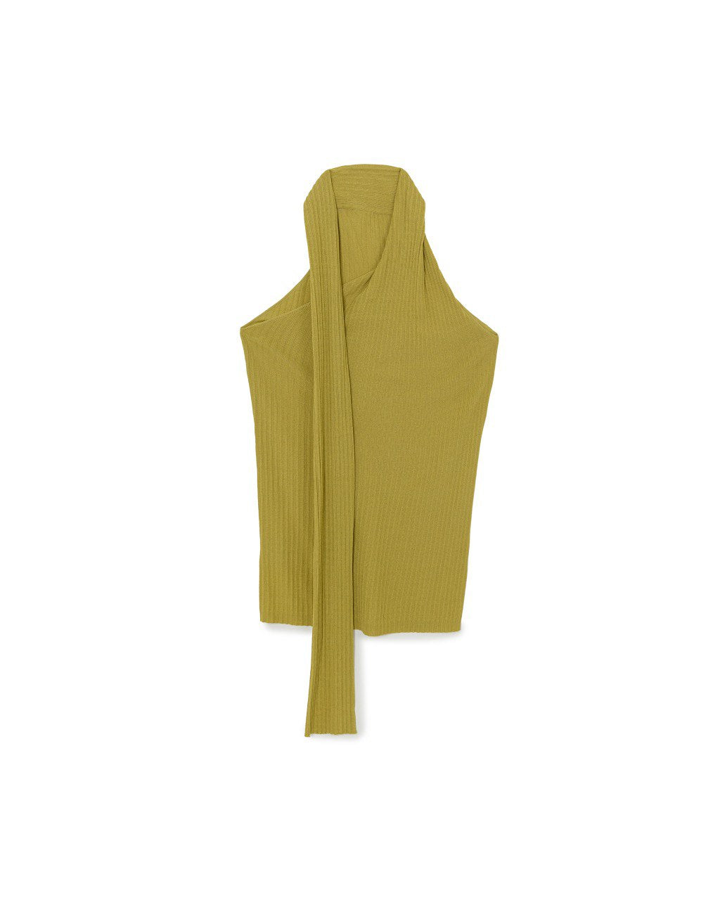 Draped Halter Knit Top