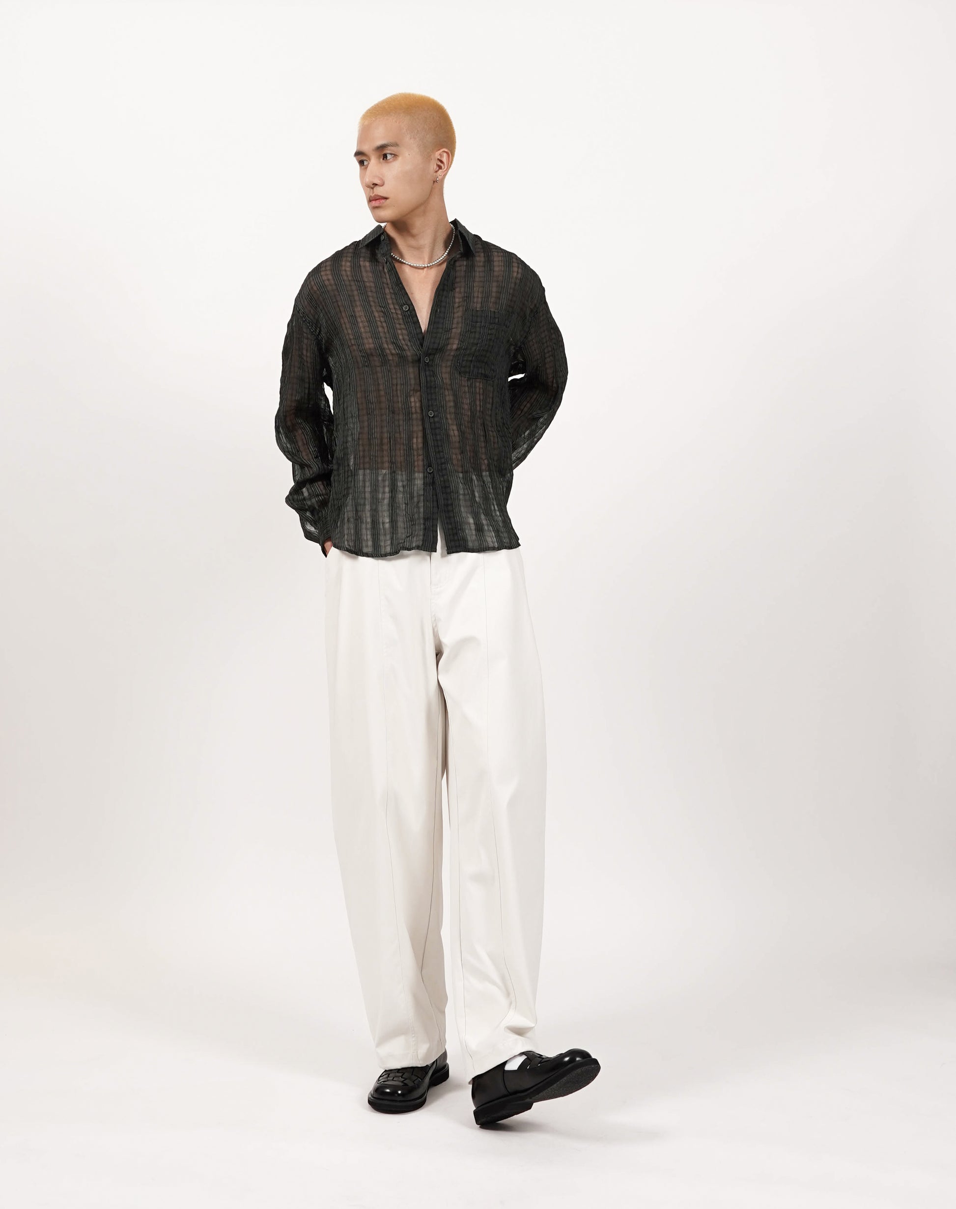 Sheer Textured Shirt
