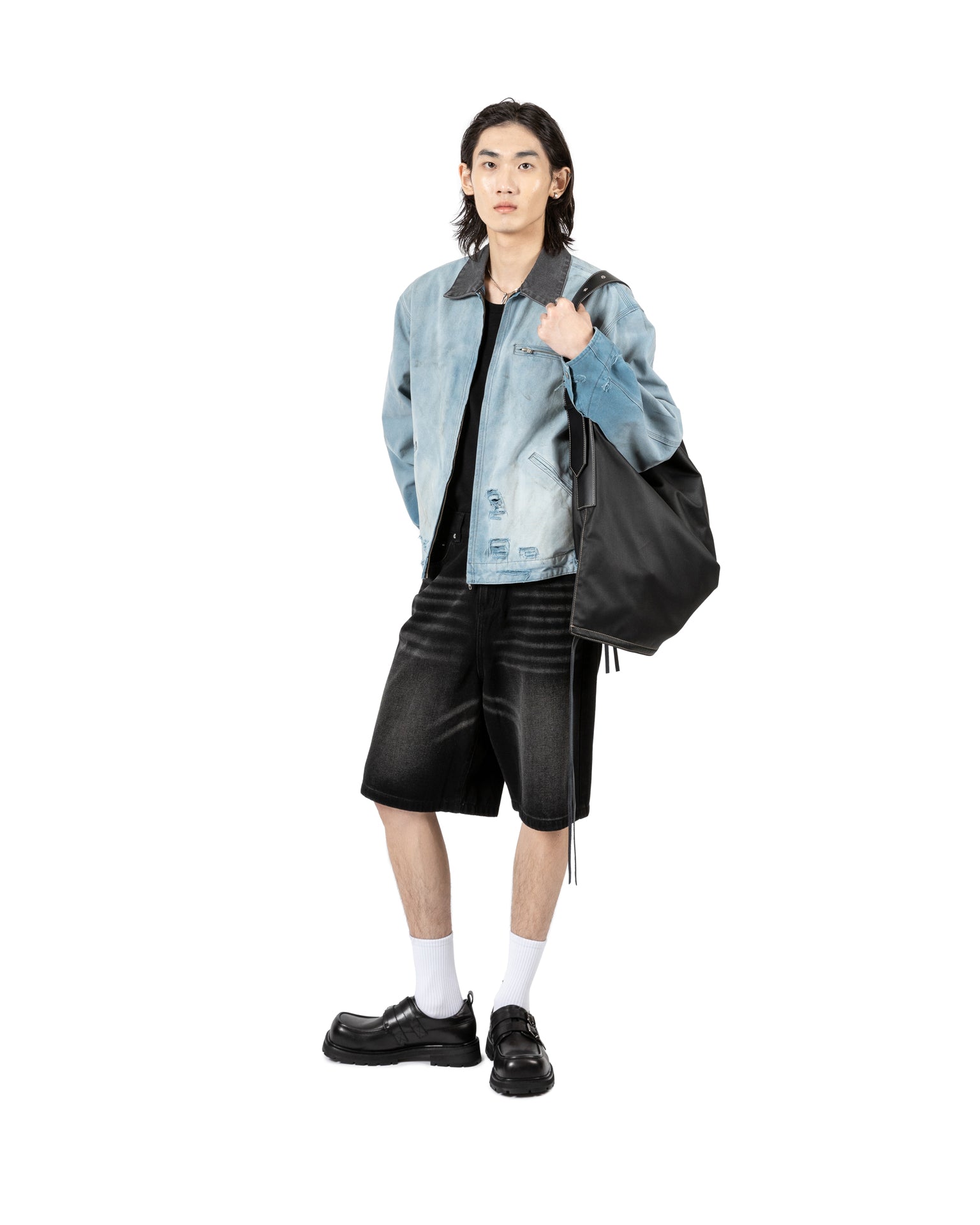 Washed Gradient Jort