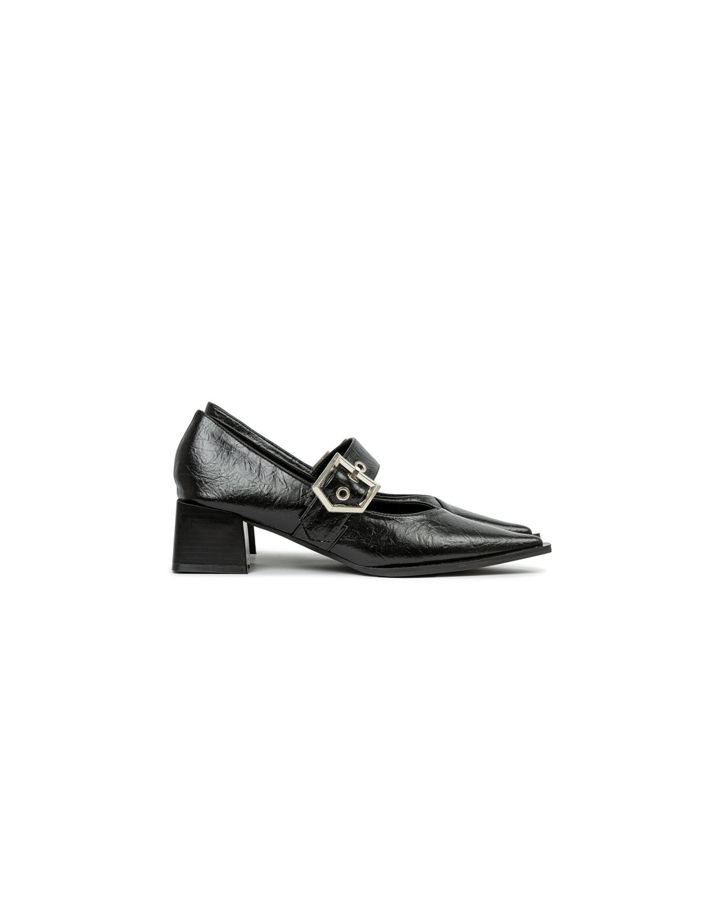 Pointed Toe Buckle Heels