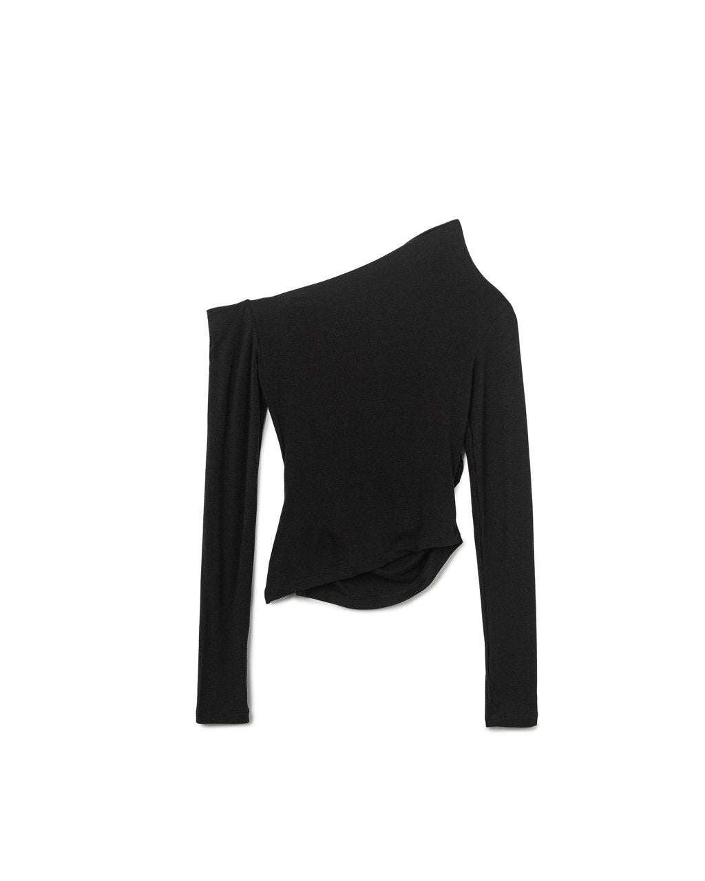 Asymmetric Off-Shoulder Stretch Top