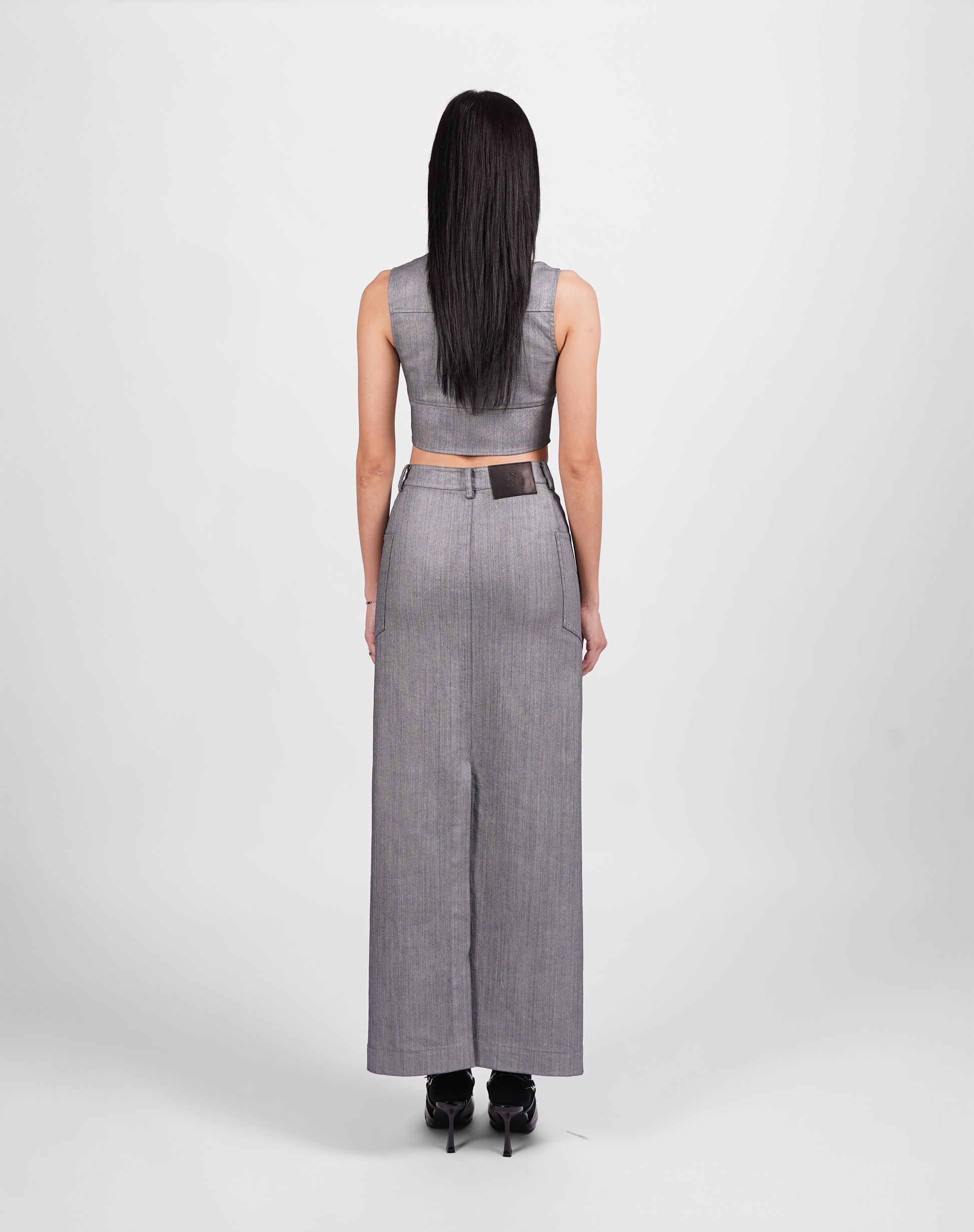 Pocket Straight Skirt