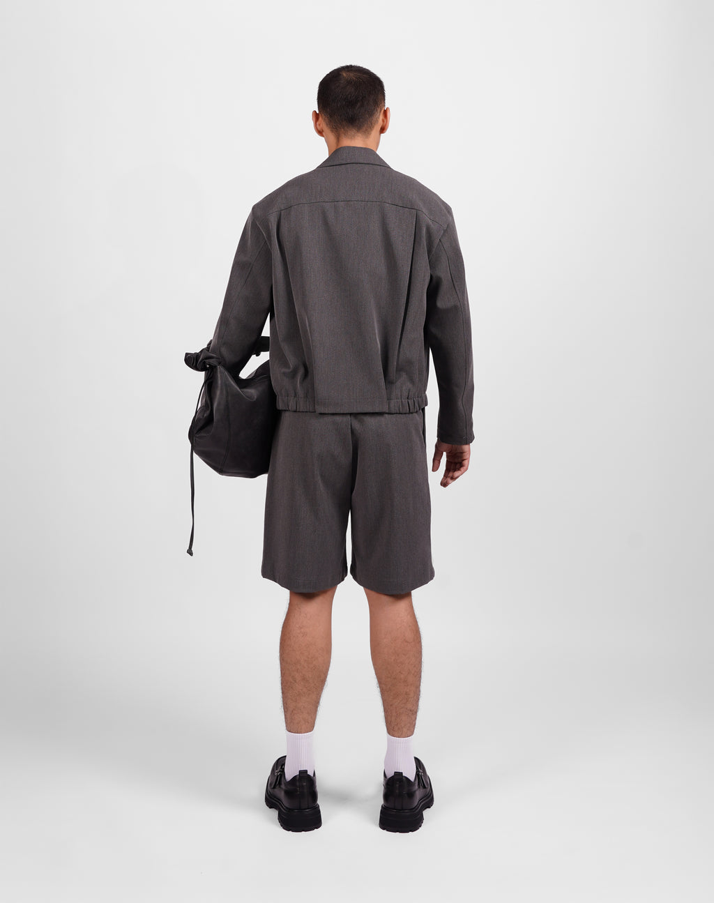 Bermuda Shorts with Elastic Waist