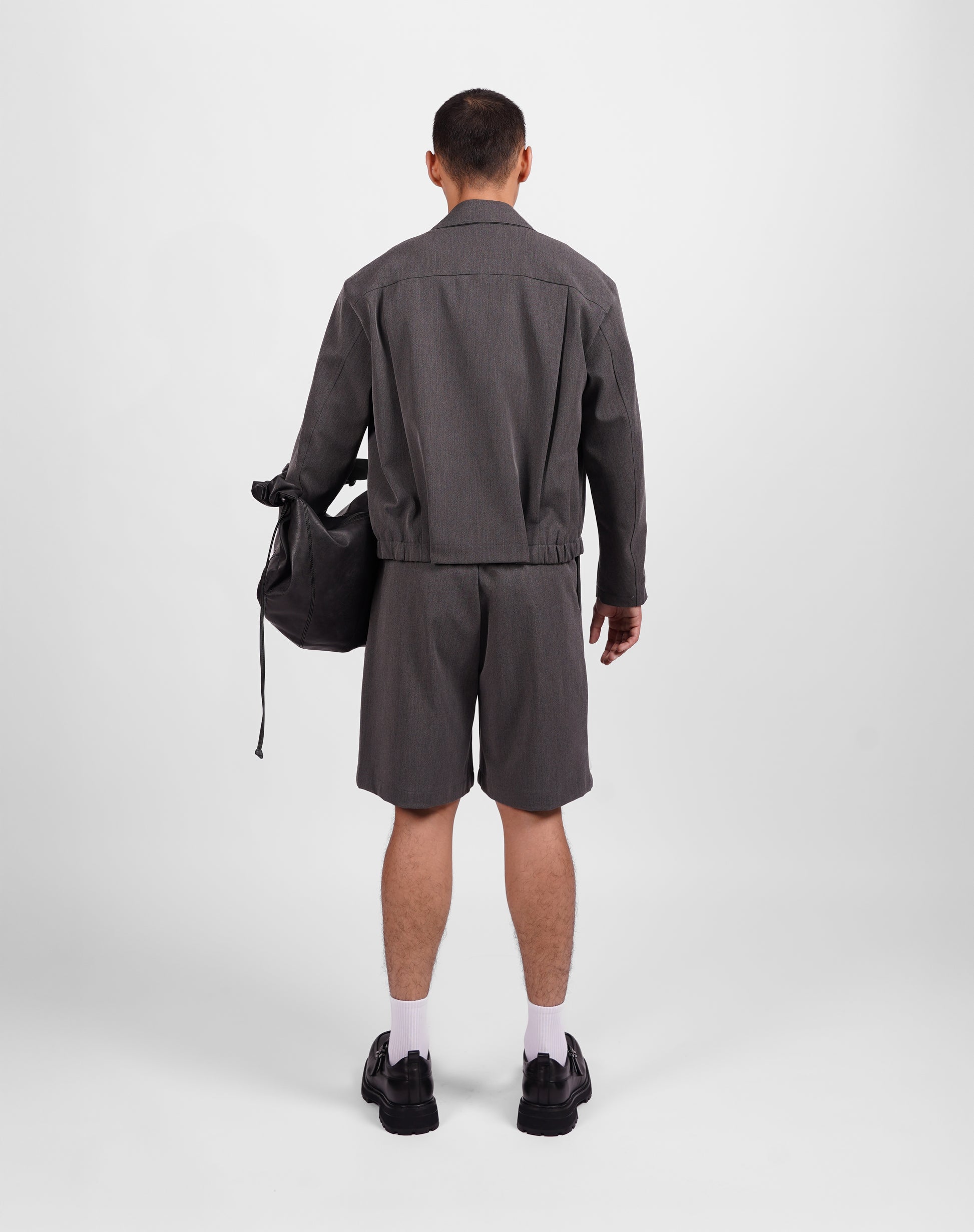 Bermuda Shorts with Elastic Waist