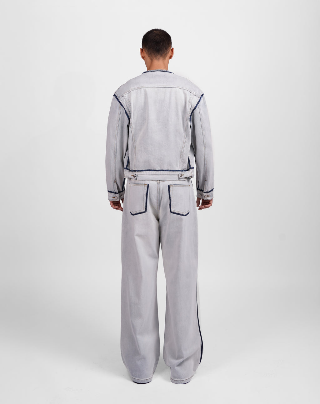 Stitch Line Denim Pants