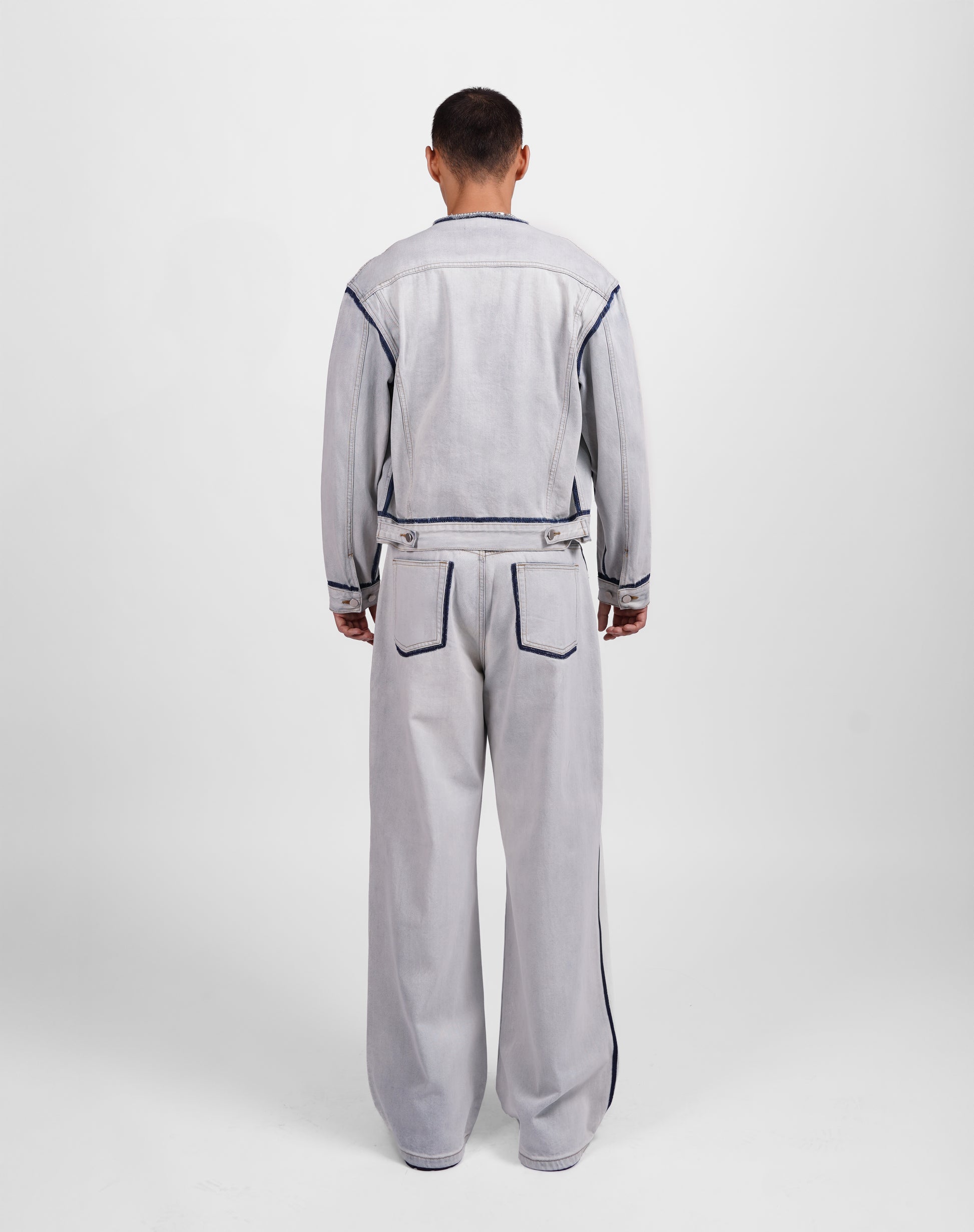 Stitch Line Denim Pants