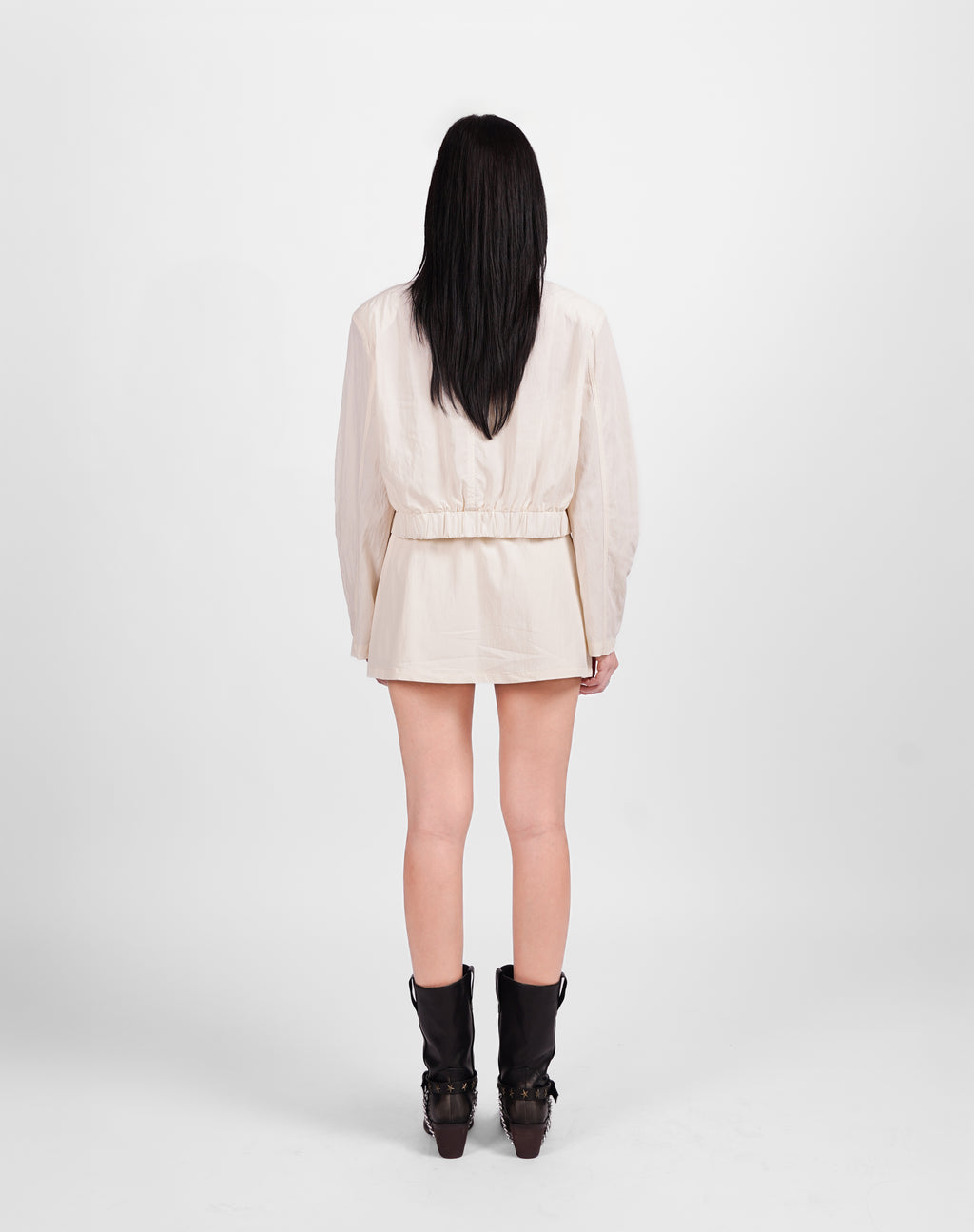 Zip-Up Cropped Jacket