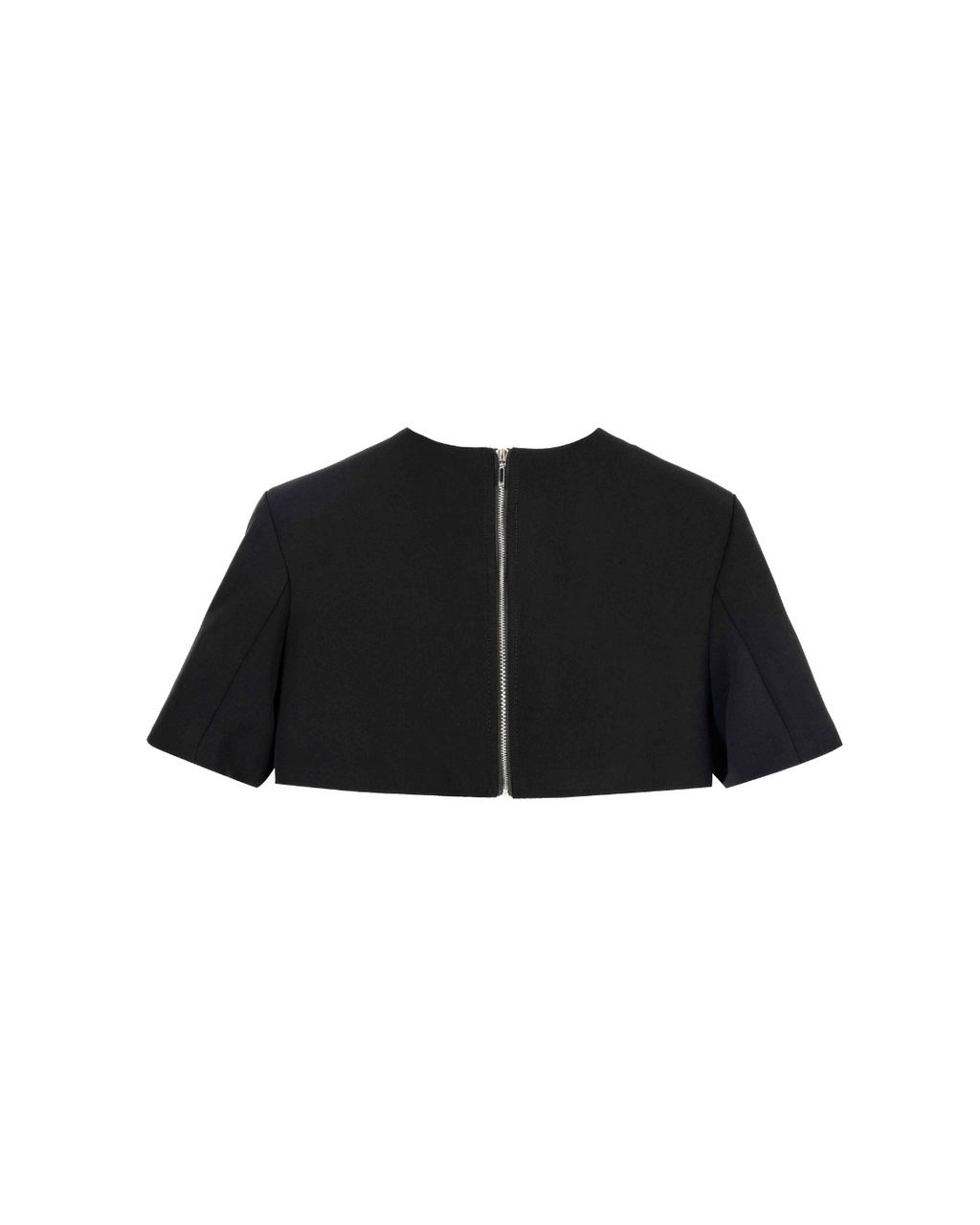 Zippered Crop Top