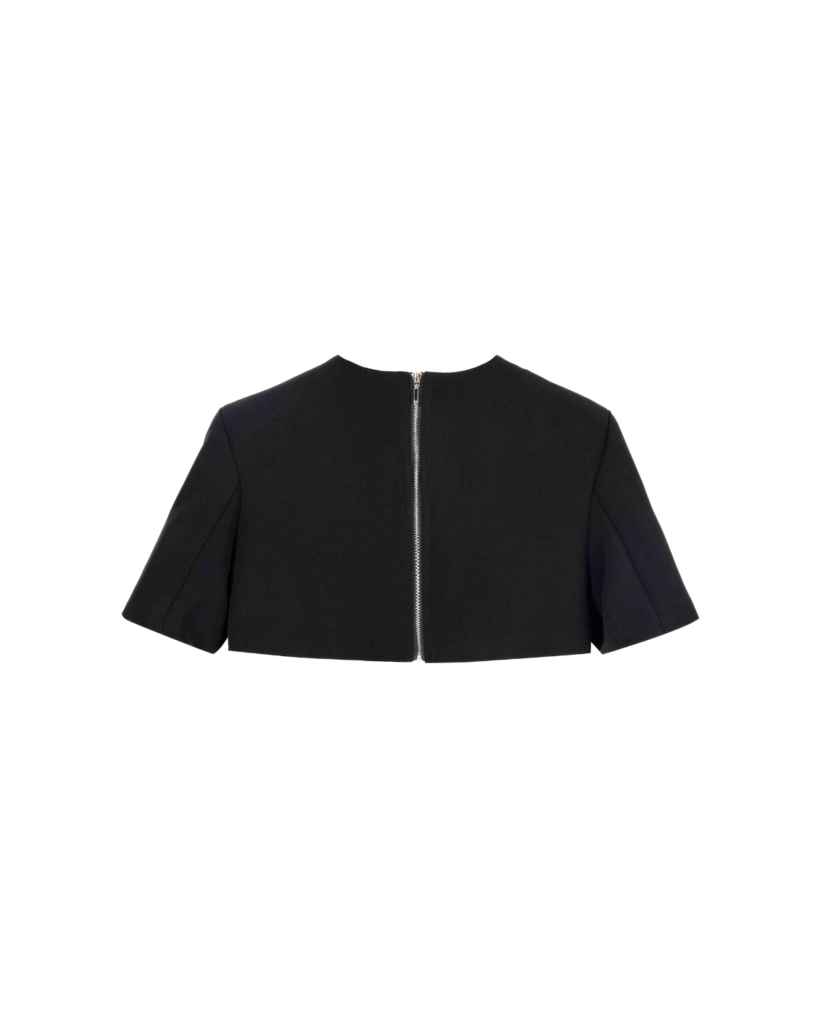 Zippered Crop Top