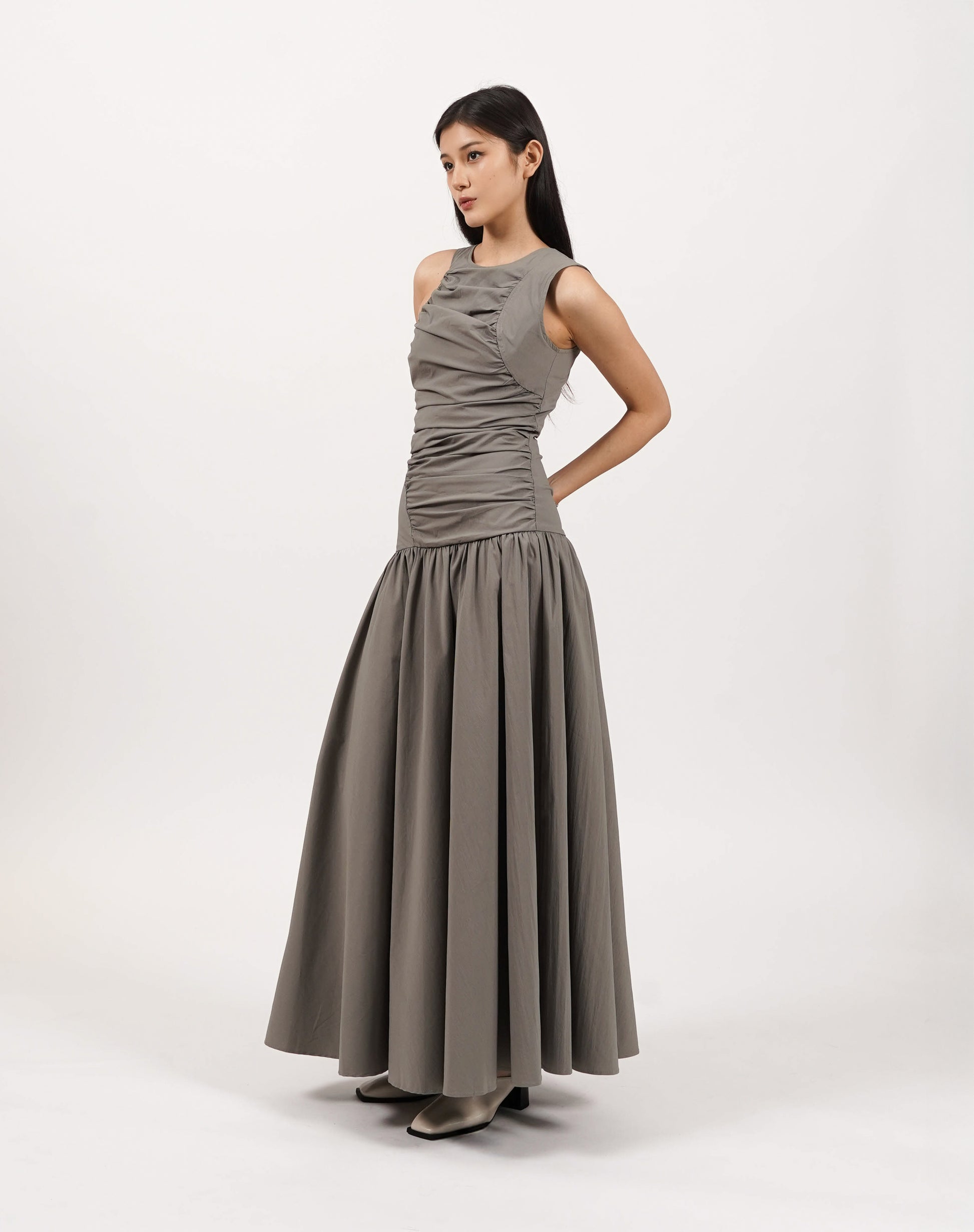 Sculpted Ruched Dress