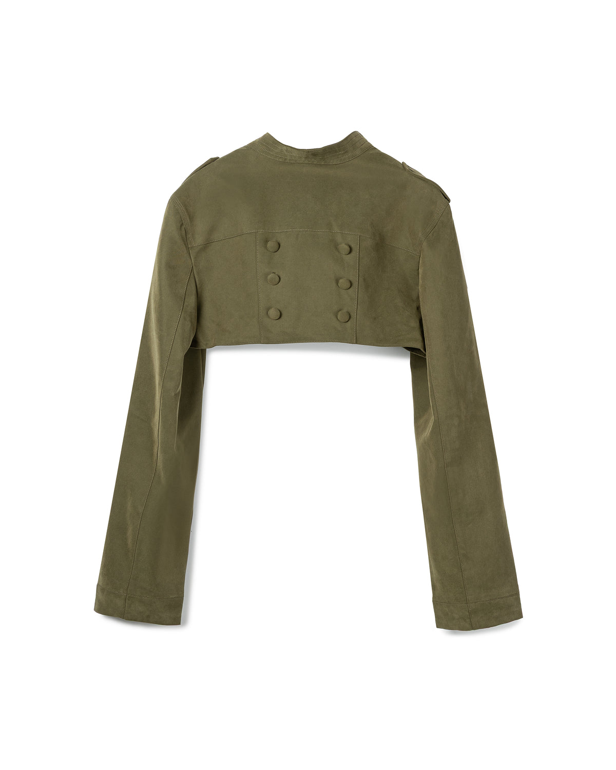 N E O Utilitarian flap-pocket cropped jacket