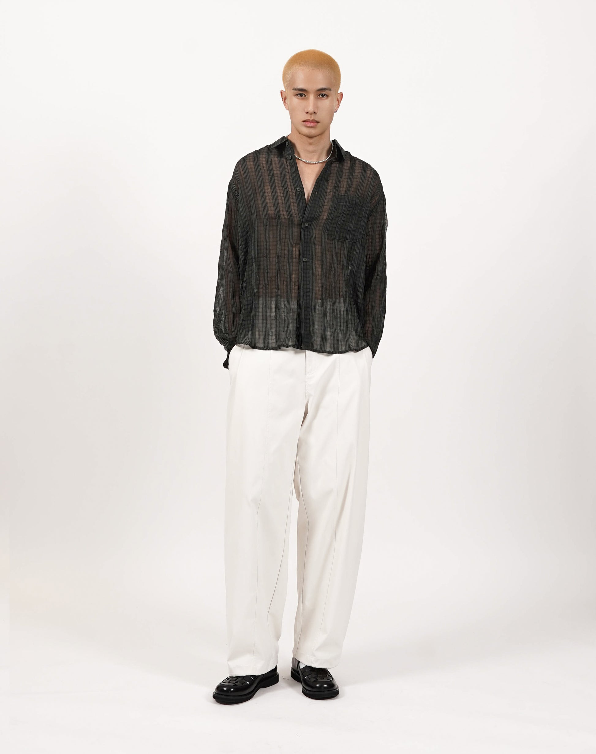 Sheer Textured Shirt