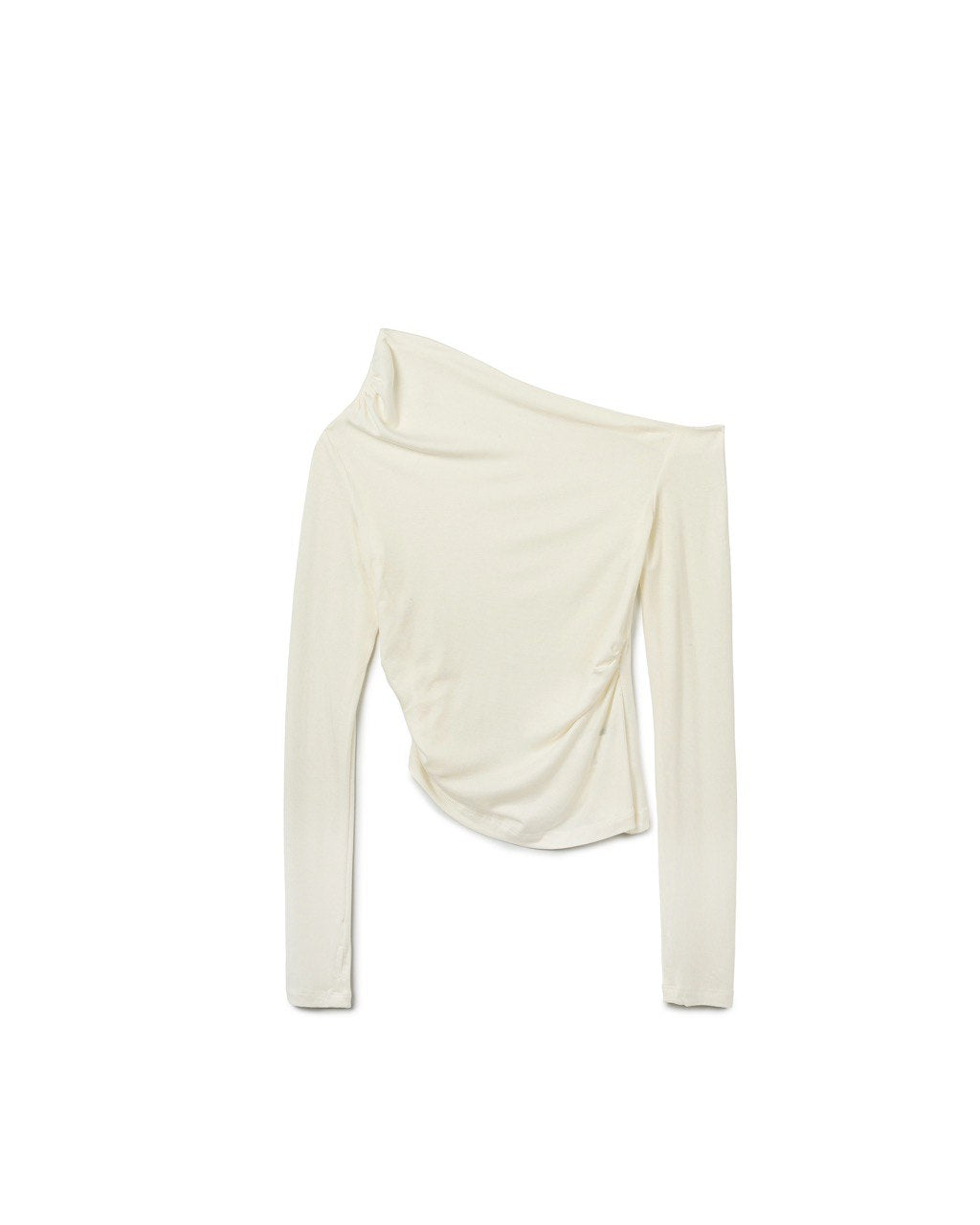 Asymmetric Off-Shoulder Stretch Top