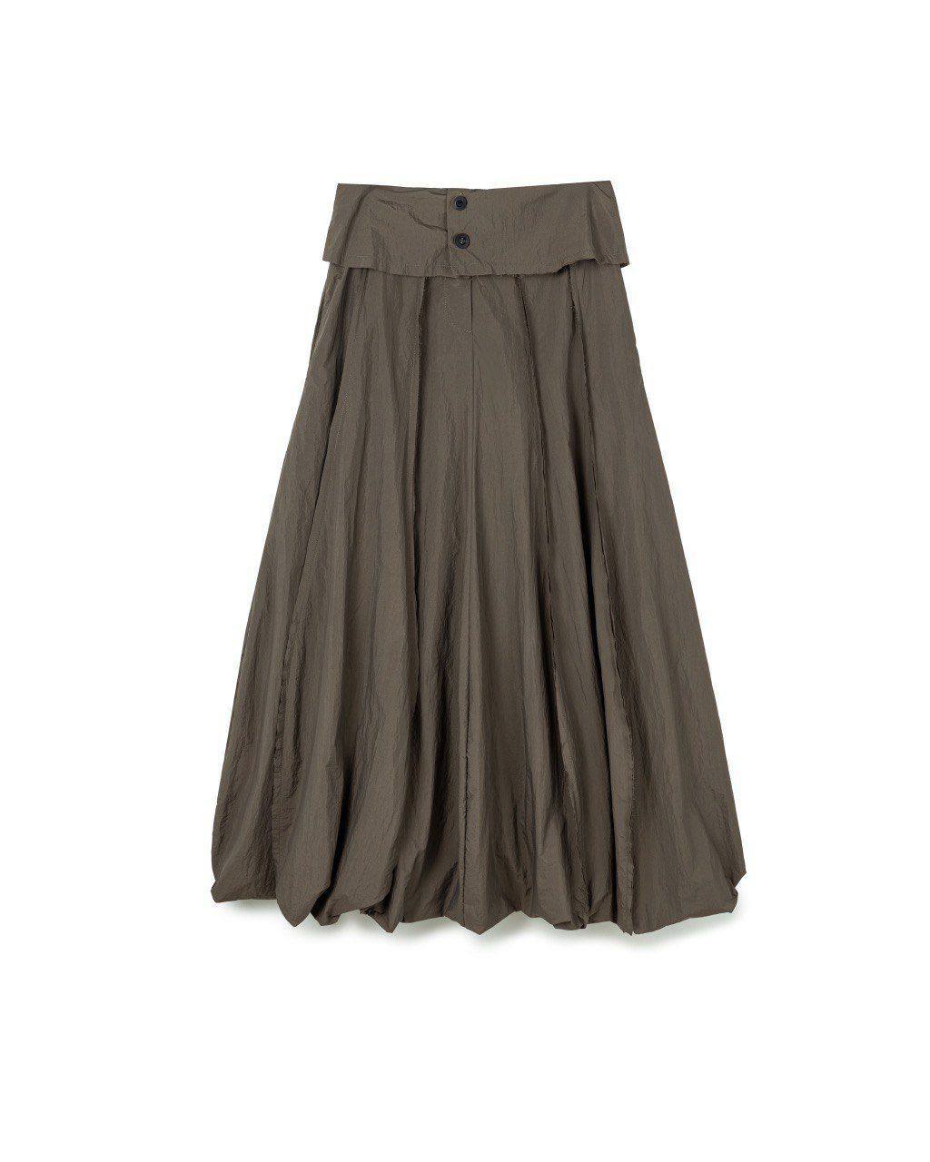 Fold-Over Balloon Skirt