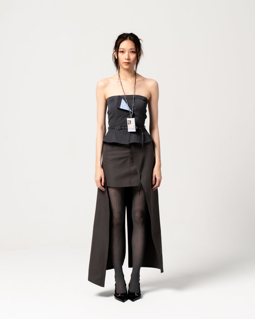 N E O CH.1 Folded Corset Top