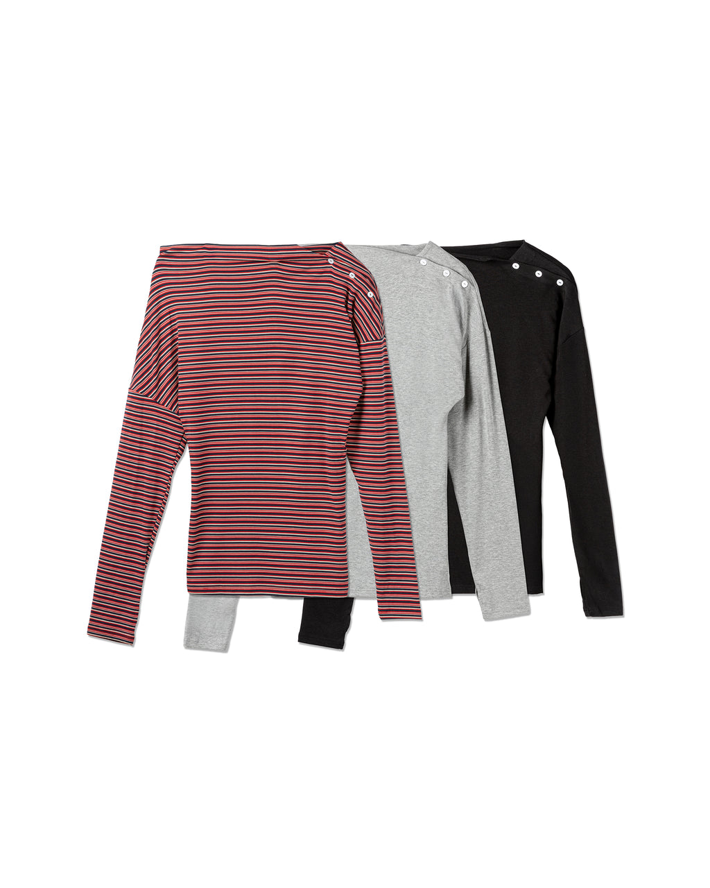 Effortless shoulder-button top