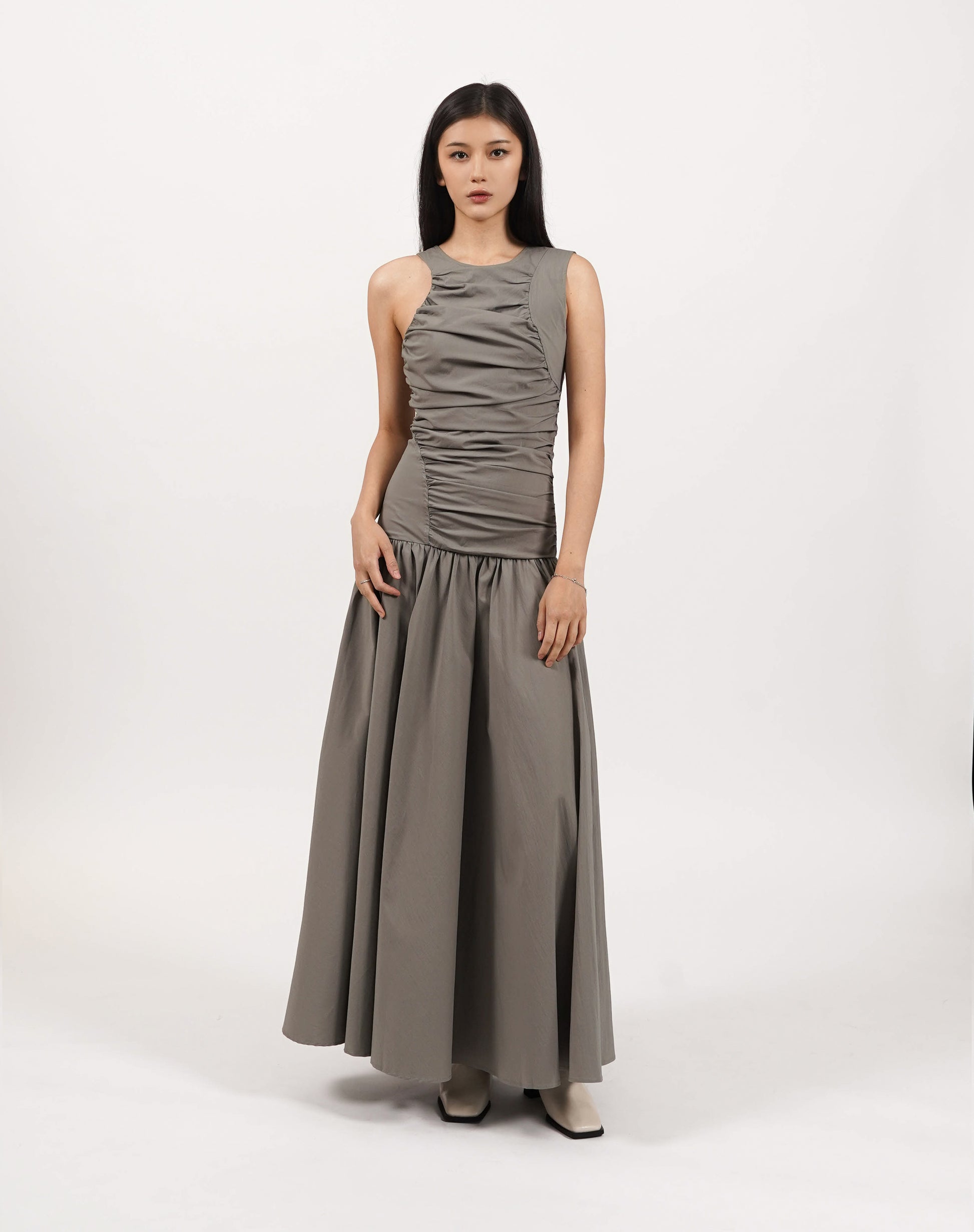 Sculpted Ruched Dress