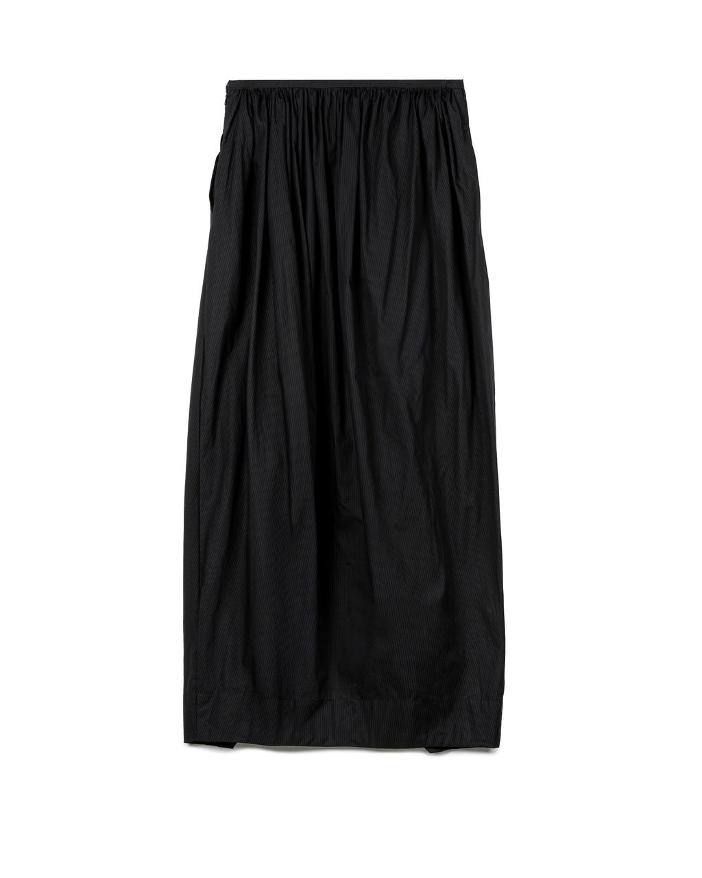 Sculpture Draped Maxi Skirt