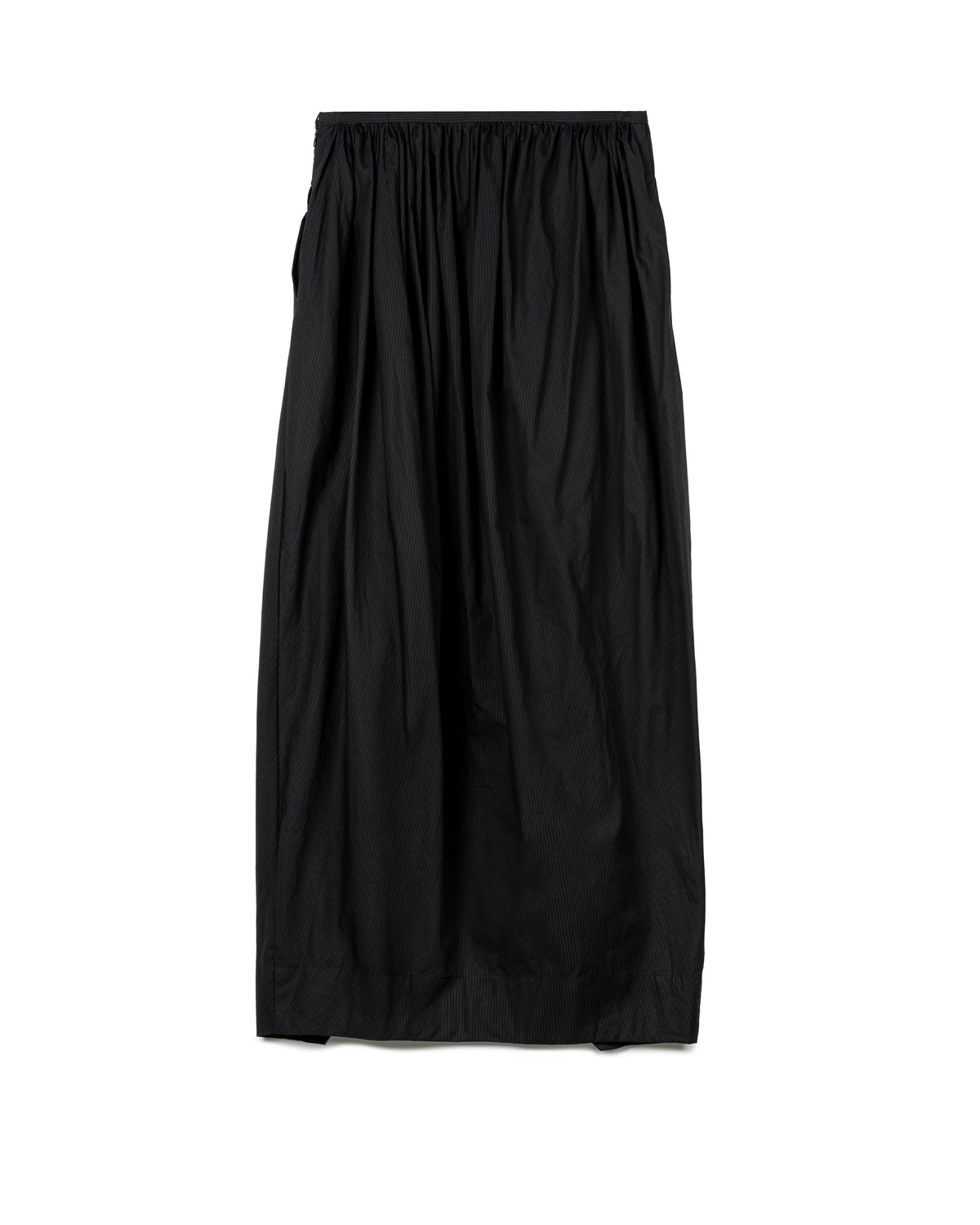 Sculpture Draped Maxi Skirt