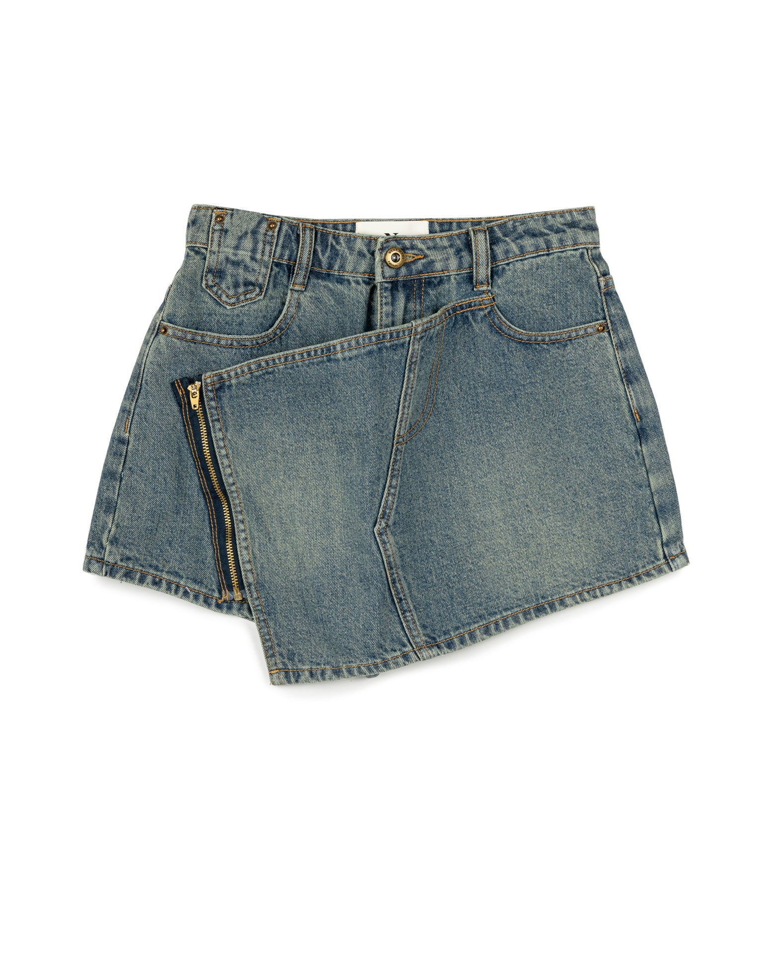 Denim Jacket With Denim Skirt Set