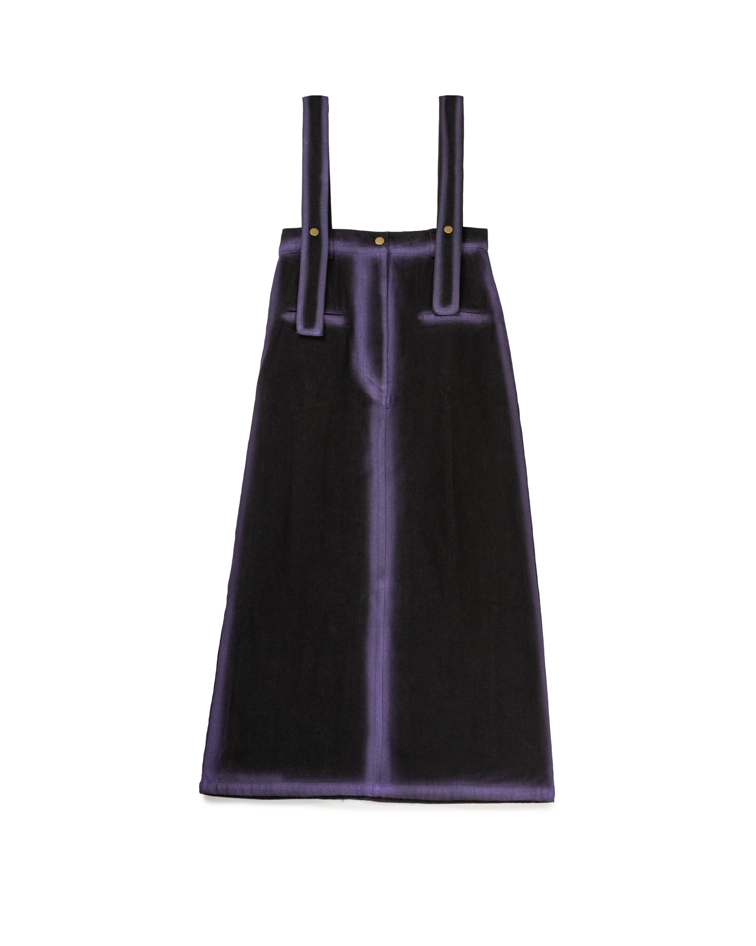 Denim Dress with Gradient Edges