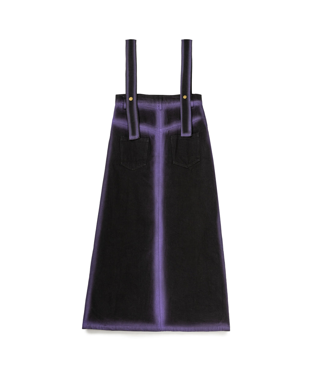 Denim Dress with Gradient Edges