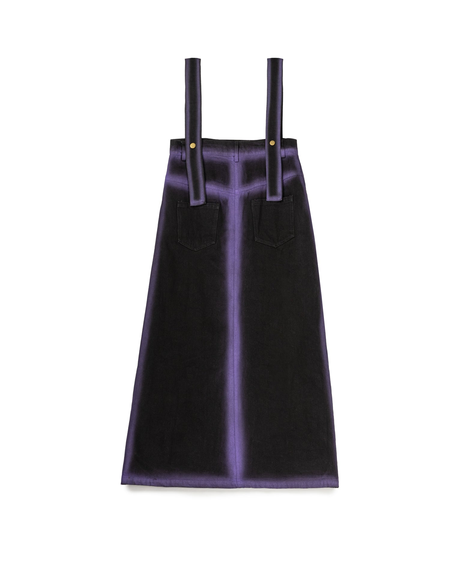 Denim Dress with Gradient Edges
