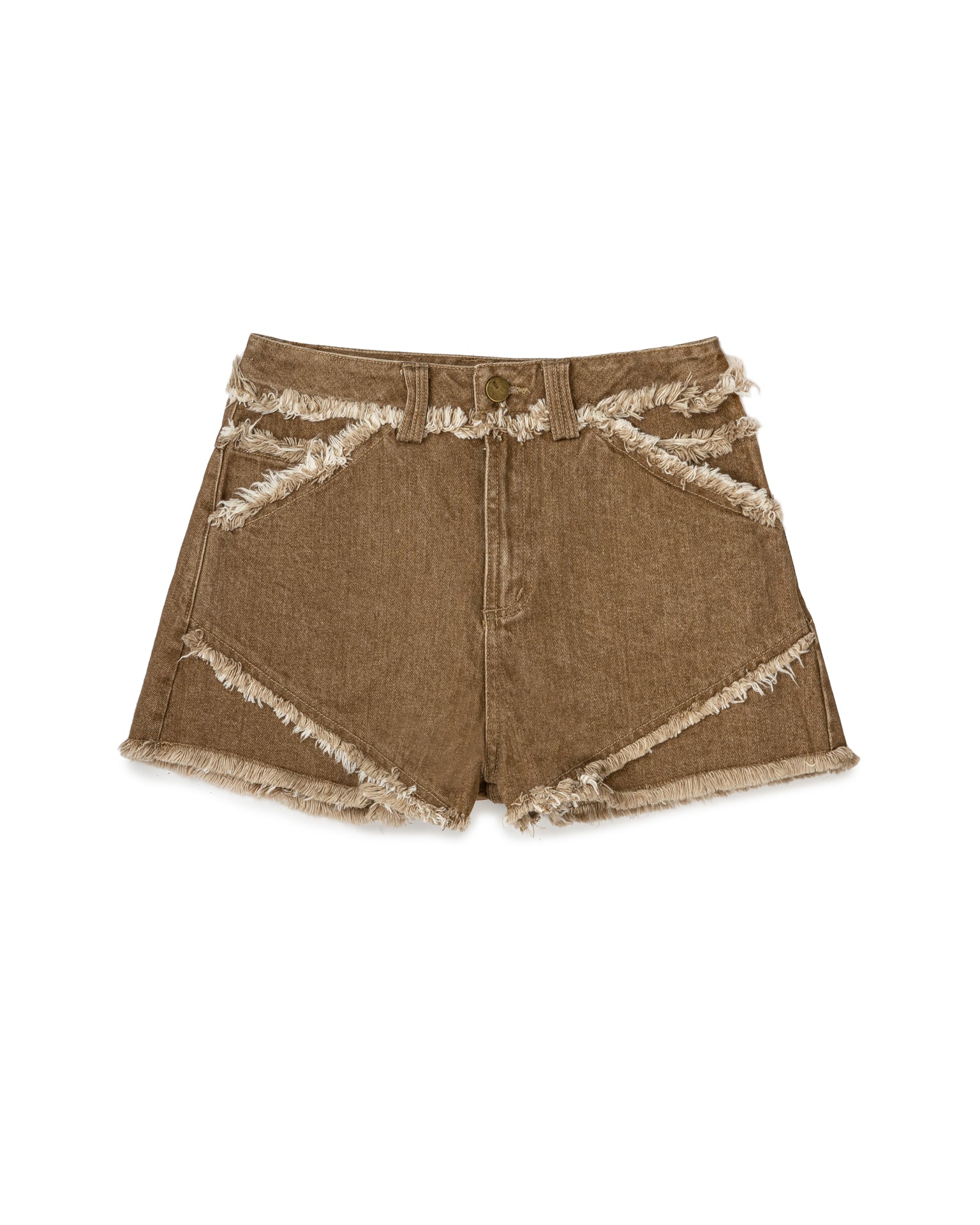 Desert Frayed Denim Shorts