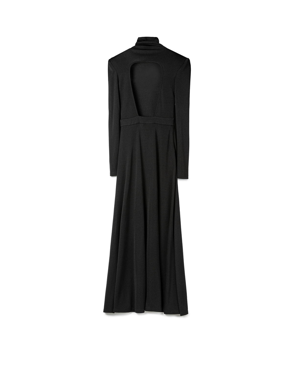 Elegant Fitted Cut-Out Maxi Dress