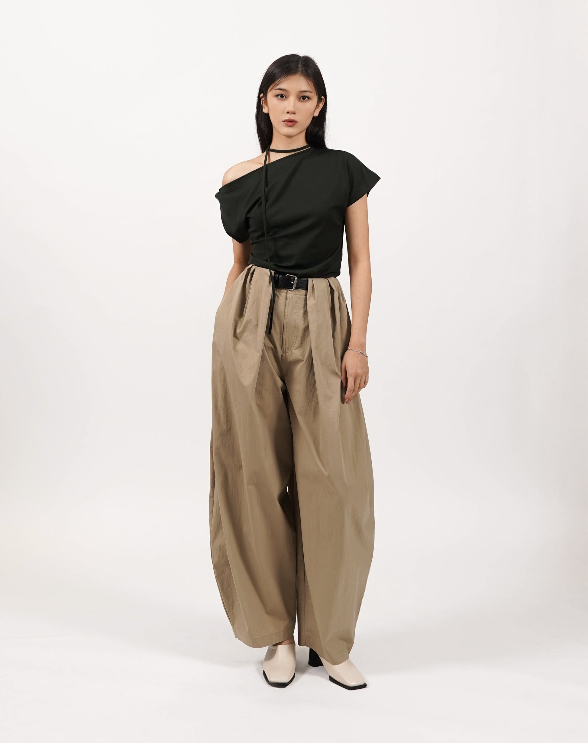 Belted Balloon Pants