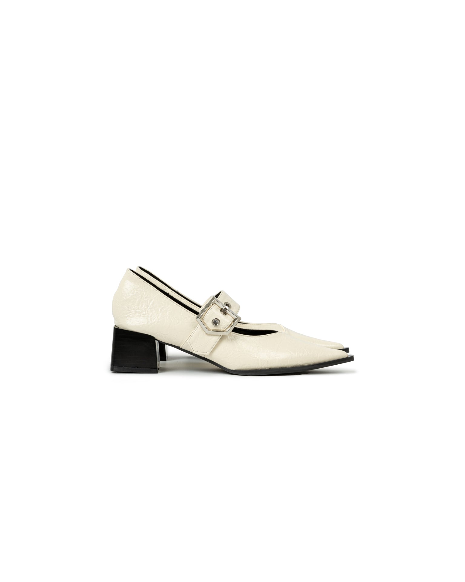 Pointed Toe Buckle Heels
