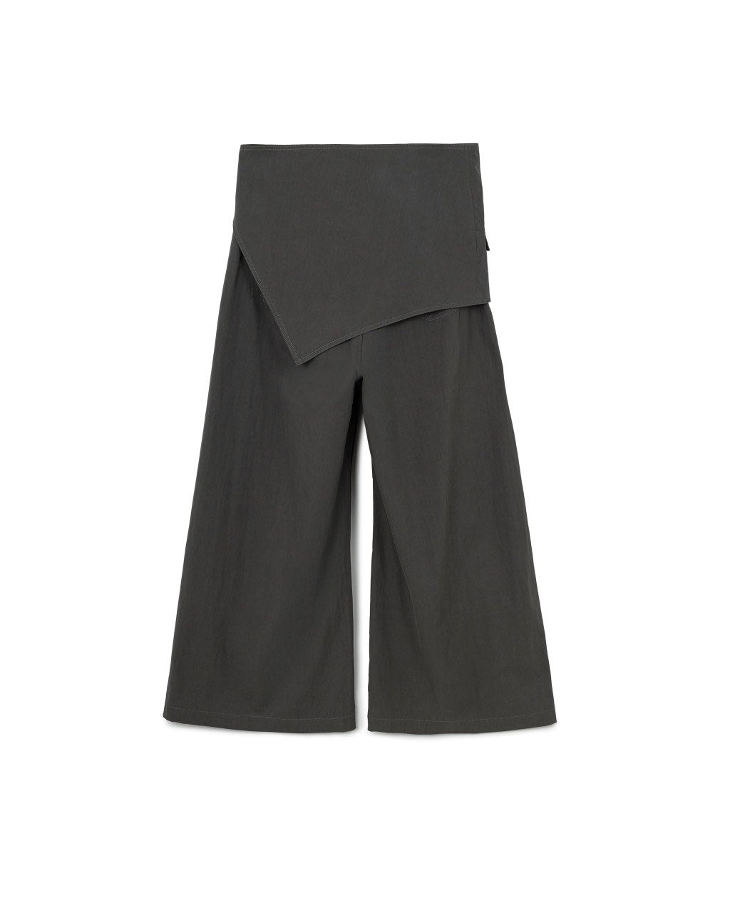 Belted Cargo Wide-Leg Pants