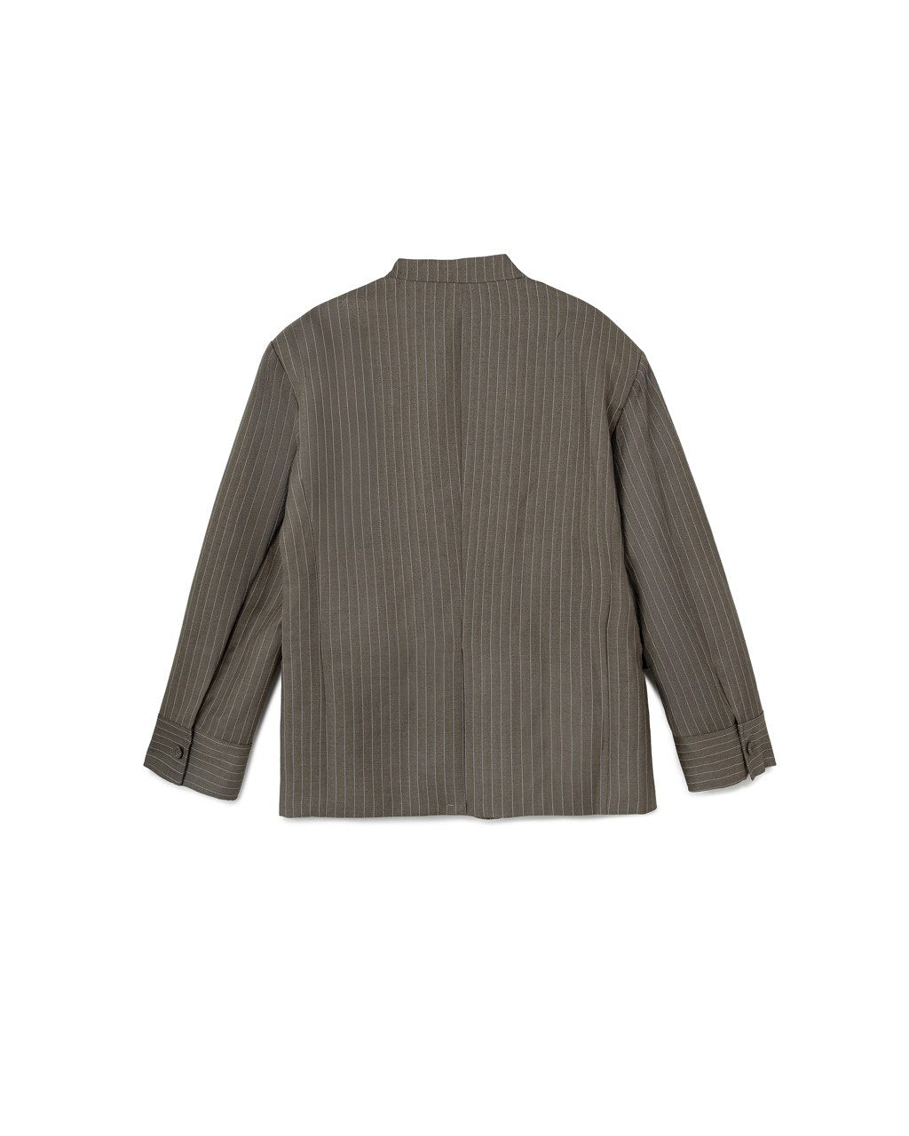 Clean Cut Collarless Blazer