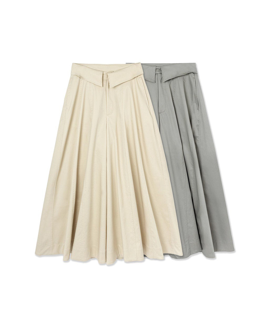 Turndown Waist Culottes
