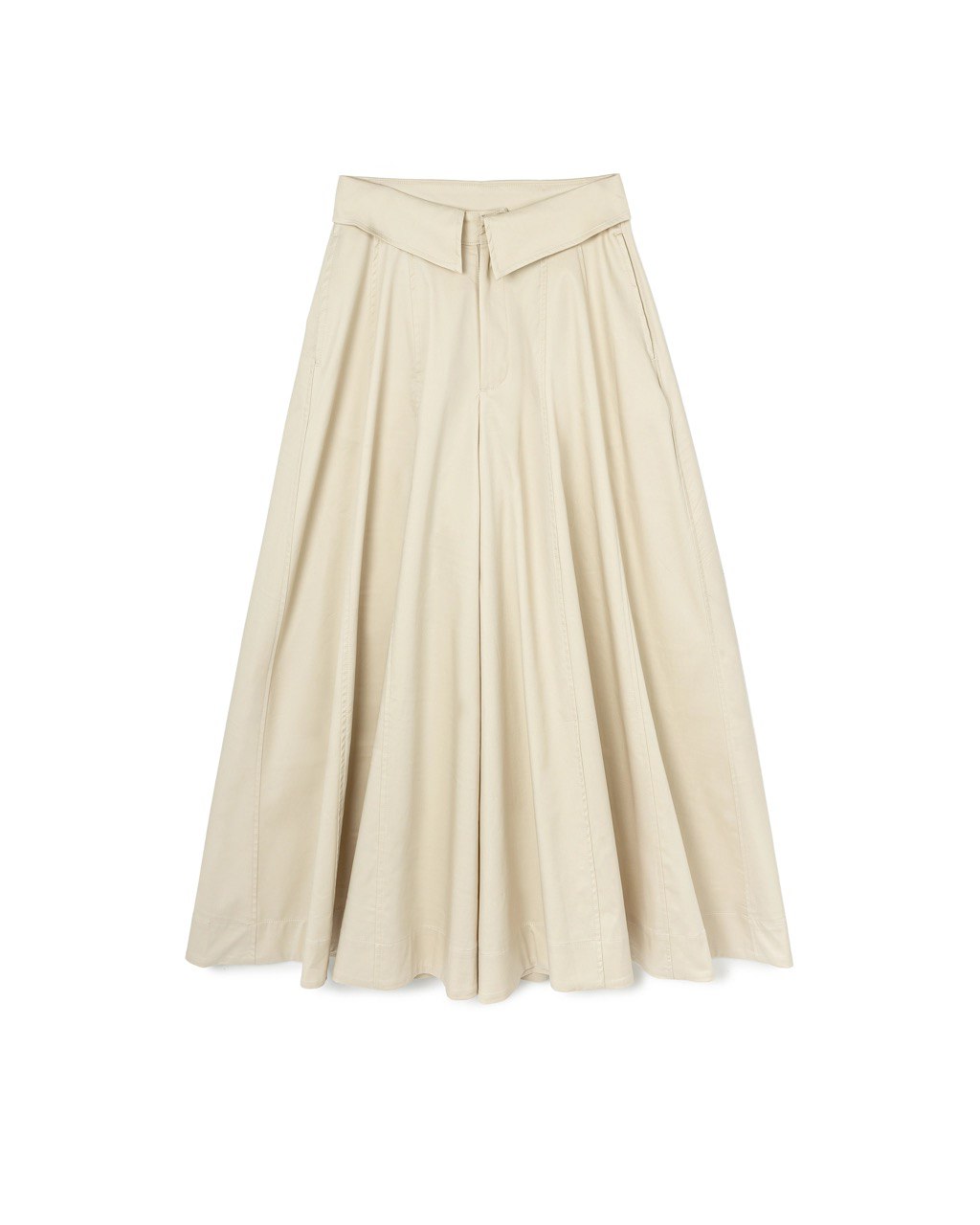 Turndown Waist Culottes