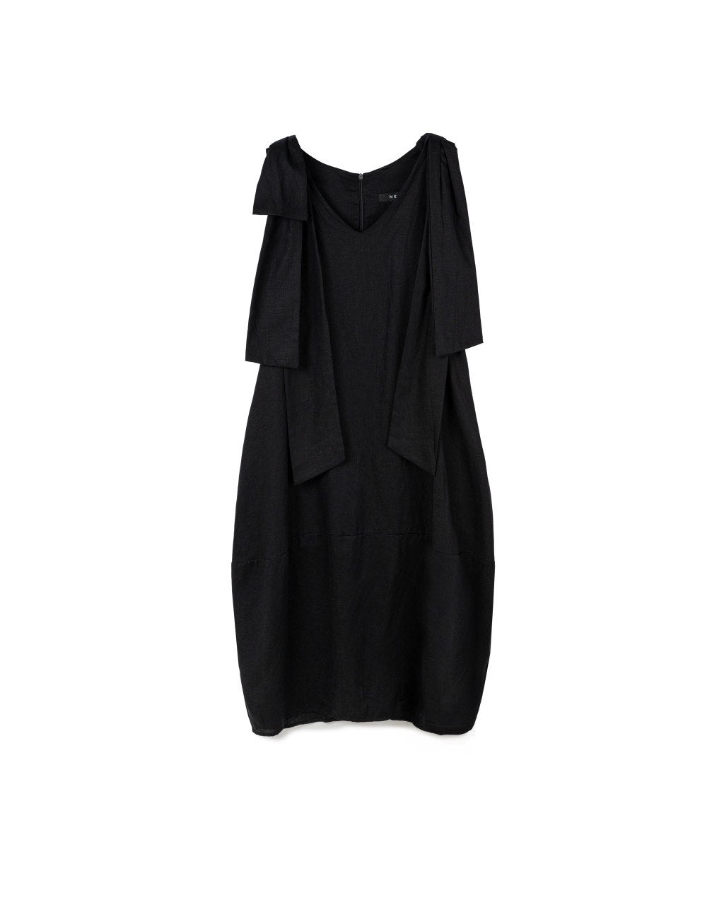 Drape Linen Sleeveless Dress