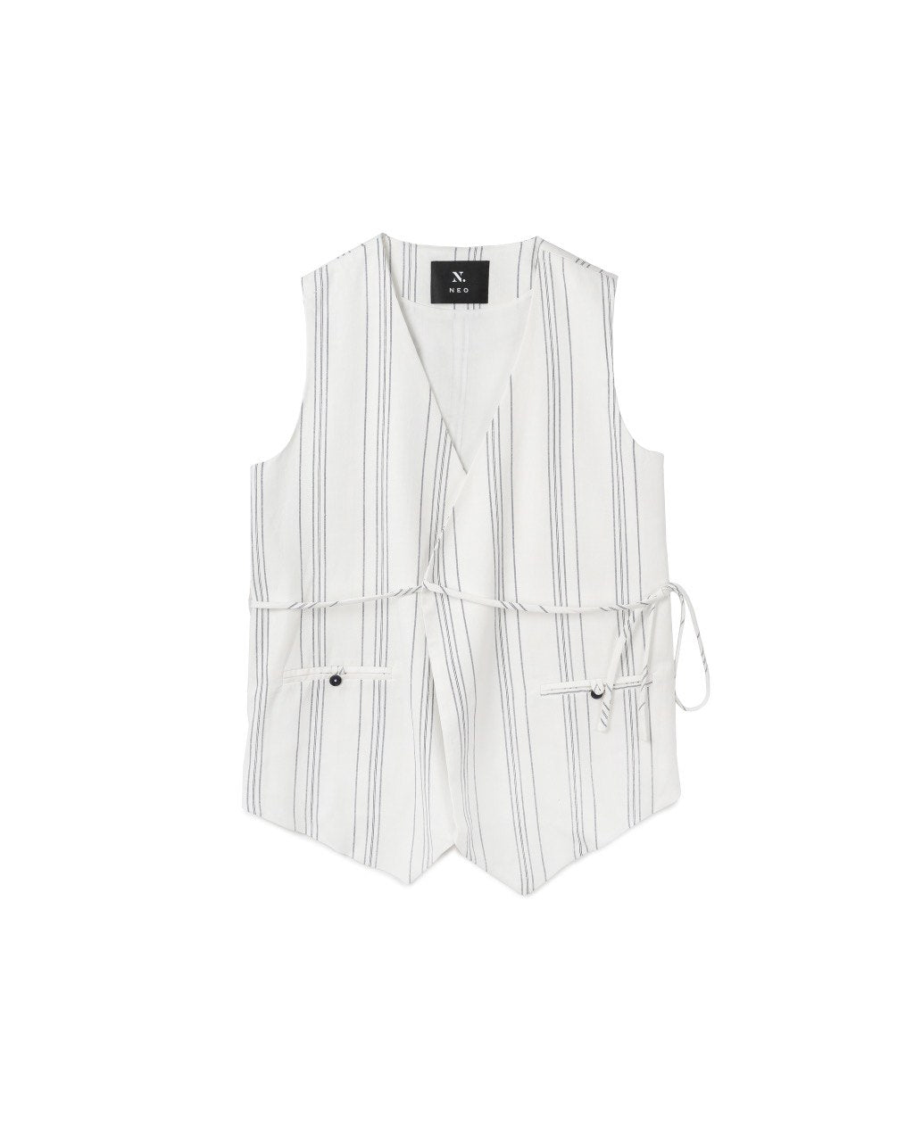 Clean Line Tie Vest