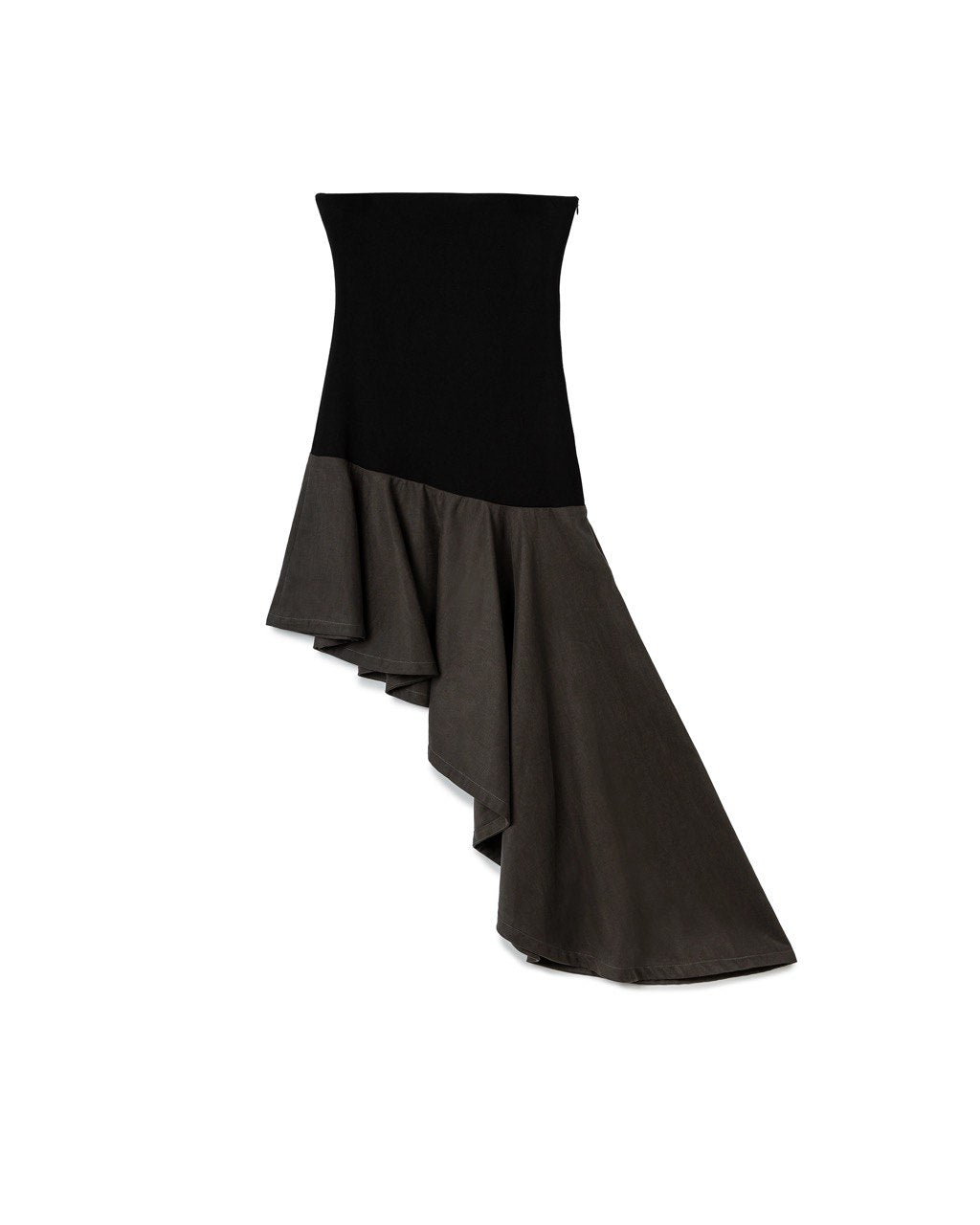 Asymmetric Tube Maxi Dress