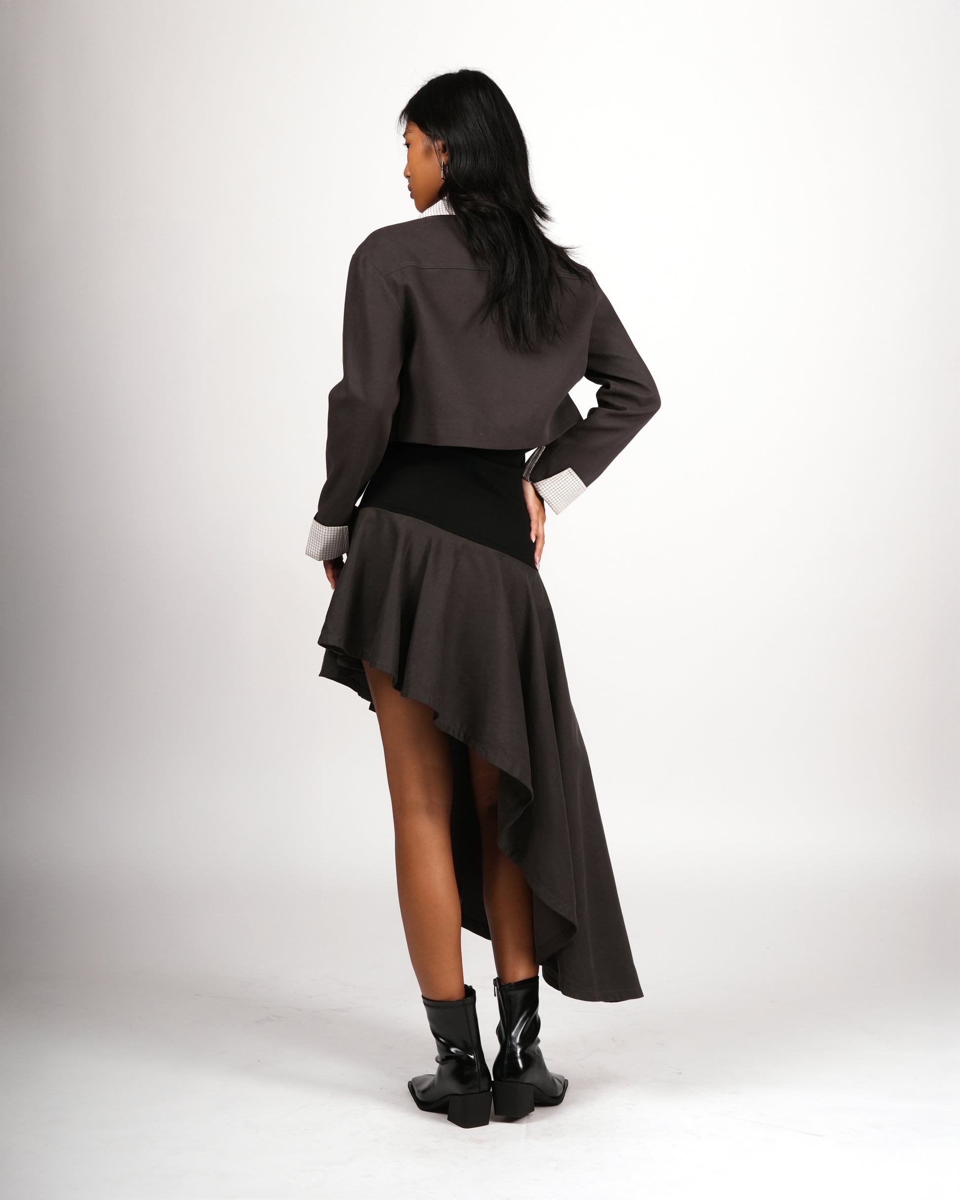 Asymmetric Tube Maxi Dress