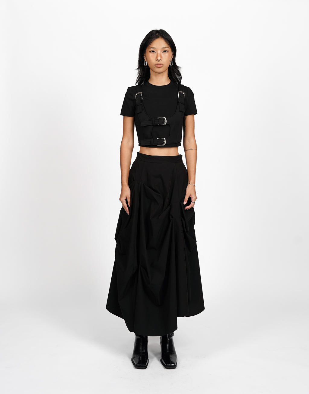 Two Piece Buckle Top