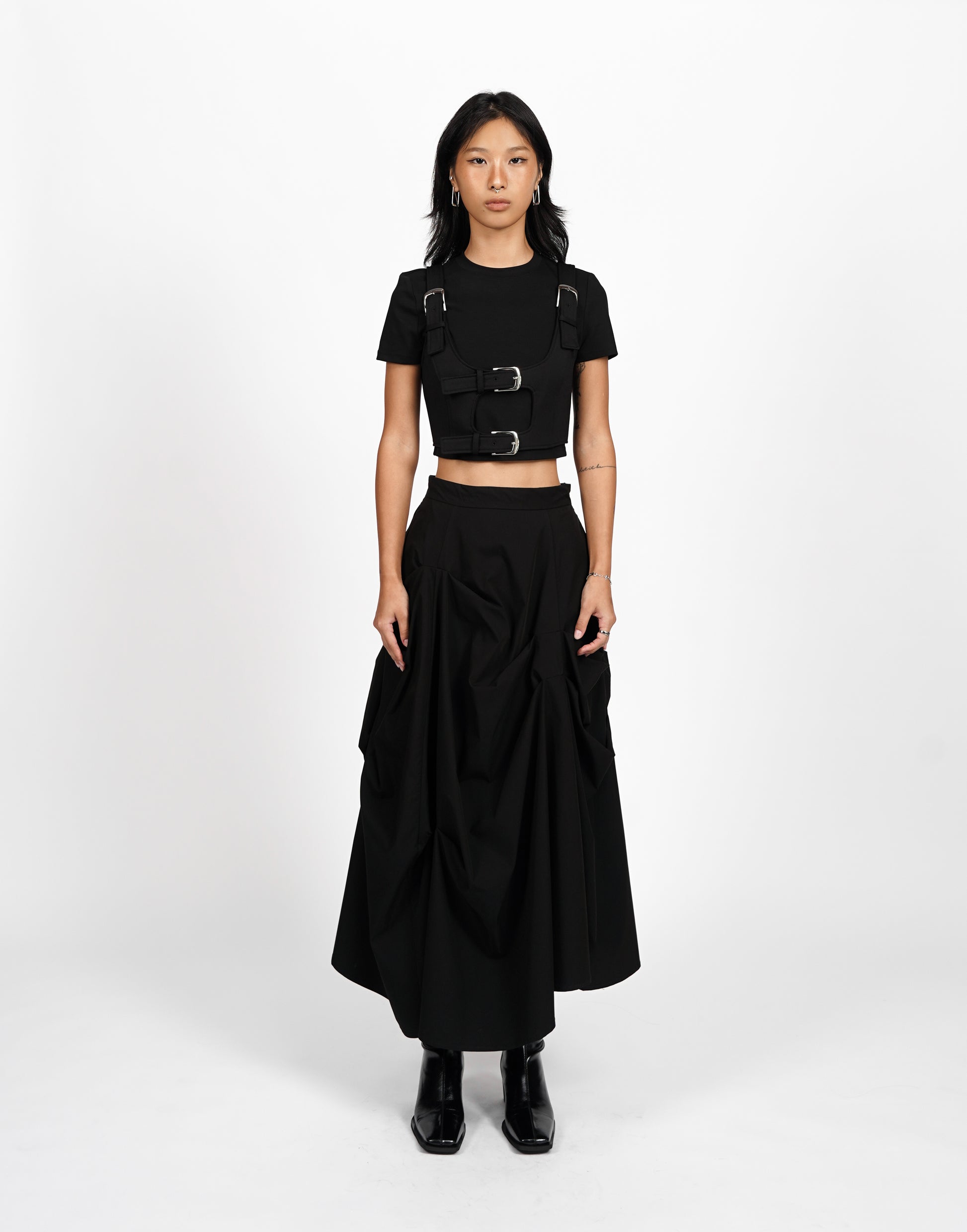 Two Piece Buckle Top