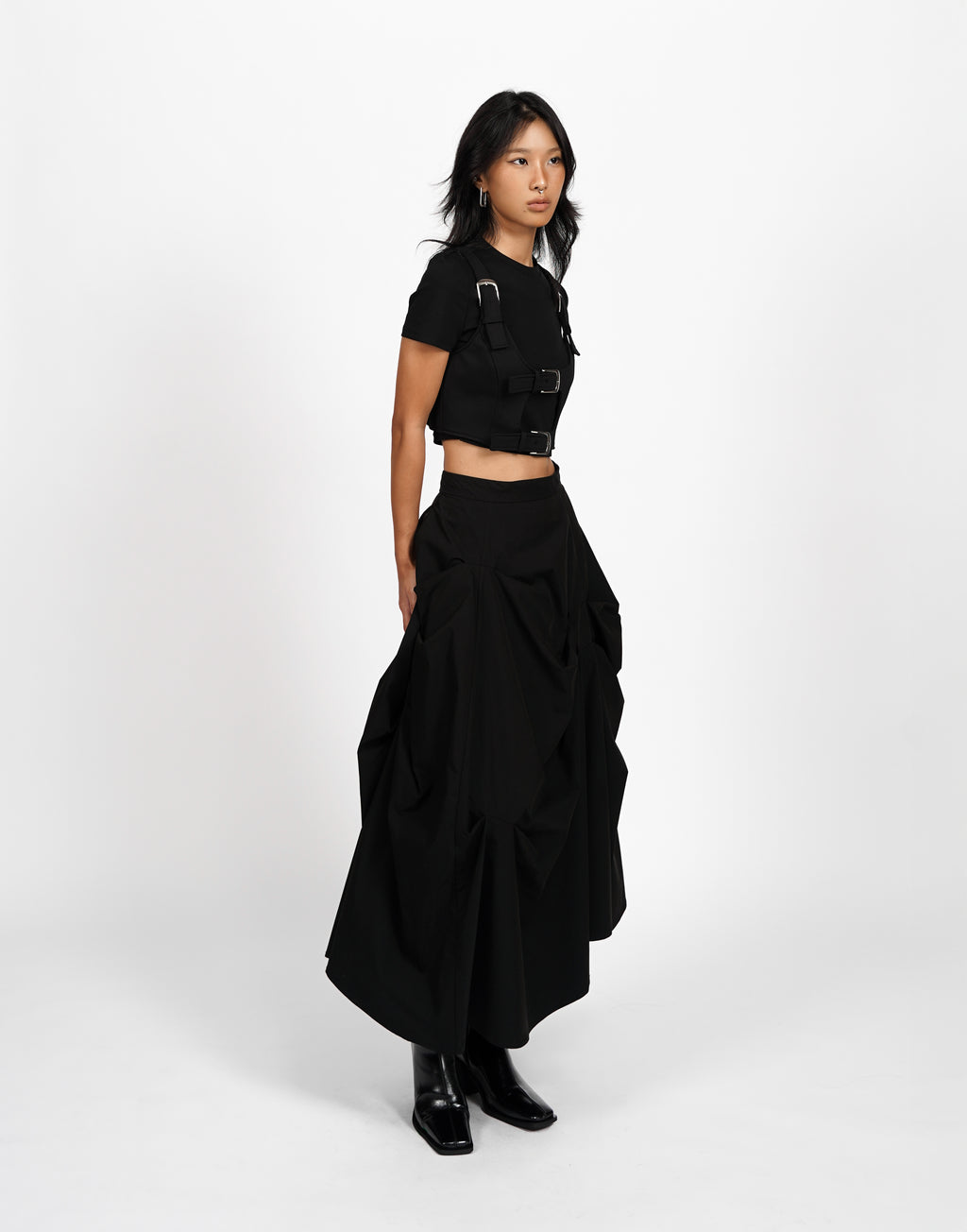 Two Piece Buckle Top