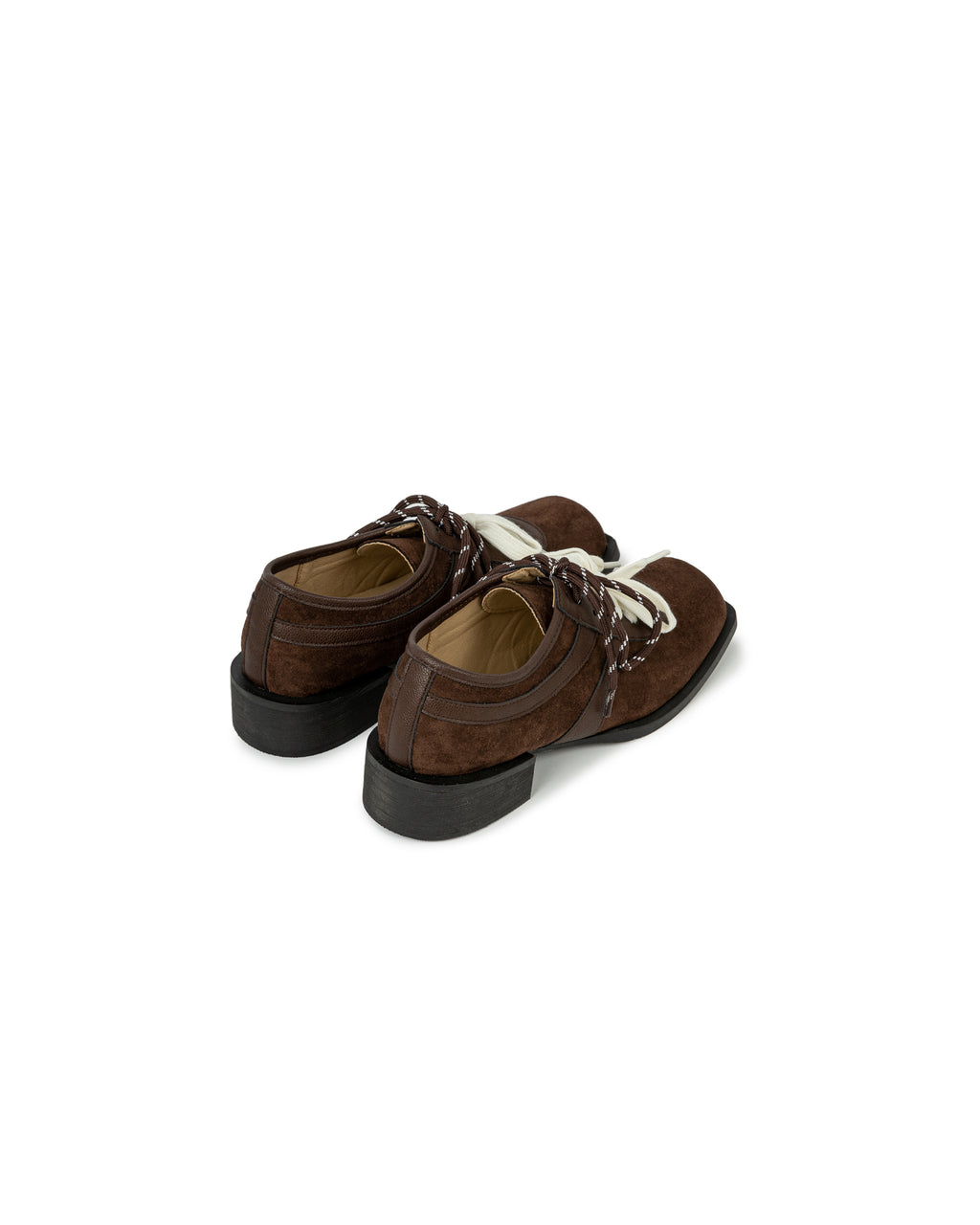 Dual Lace Suede Oxfords