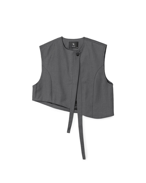 Asymmetric Crop Outerwear