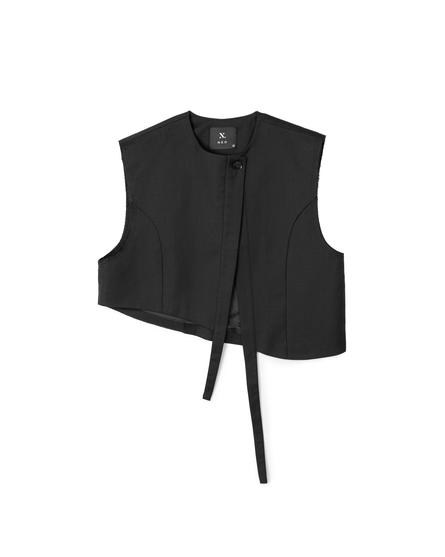 Asymmetric Crop Outerwear