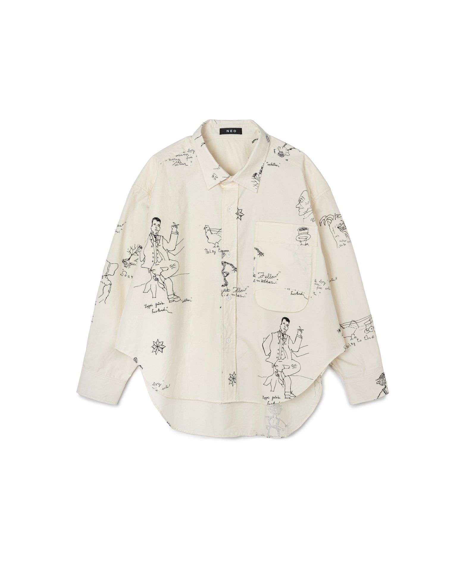 Sketch Print Shirt