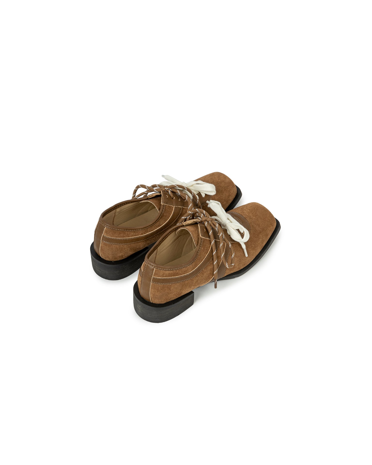 Dual Lace Suede Oxfords