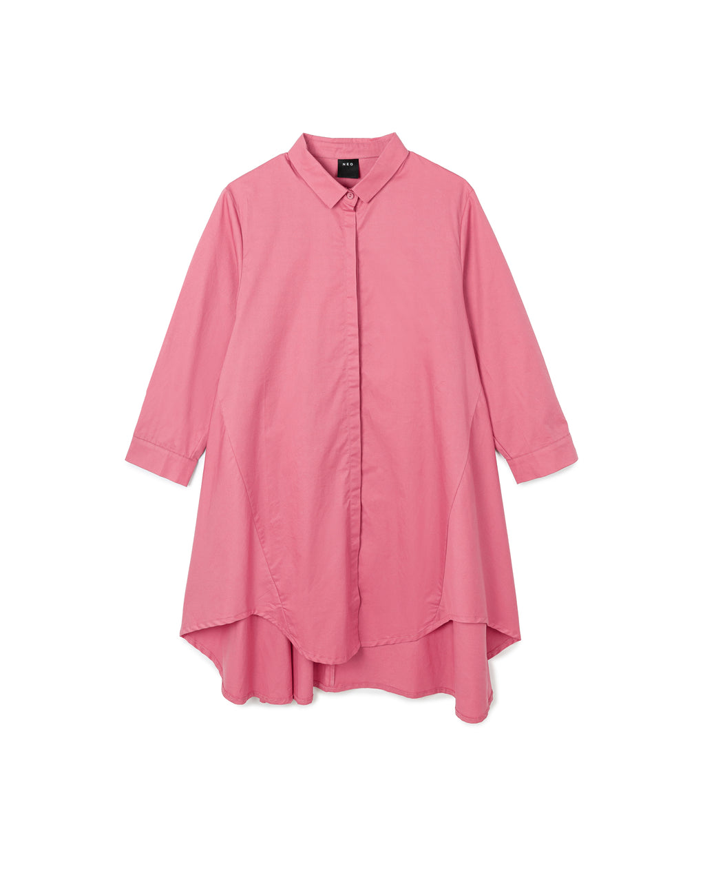 Oversized Swing Shirt Dress