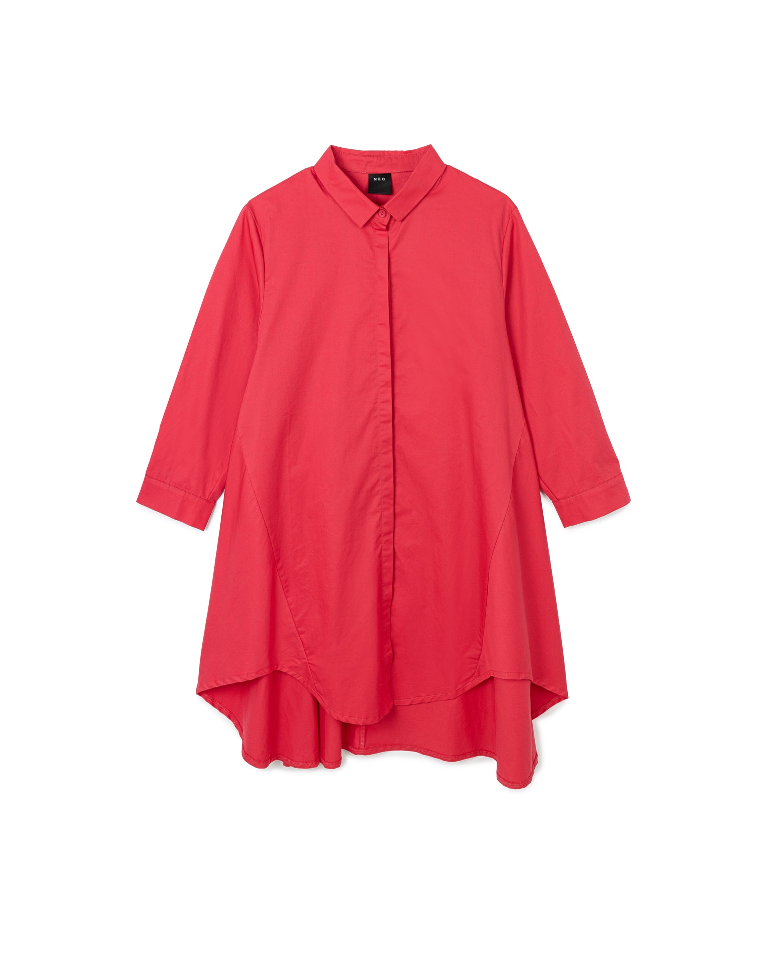 Oversized Swing Shirt Dress